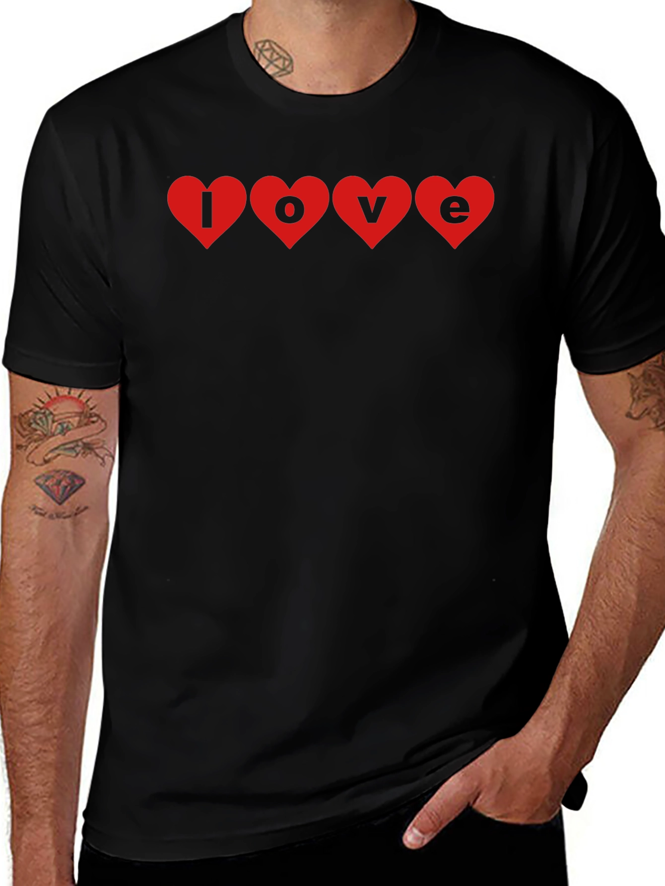 Love Heart Graphic T-Shirt