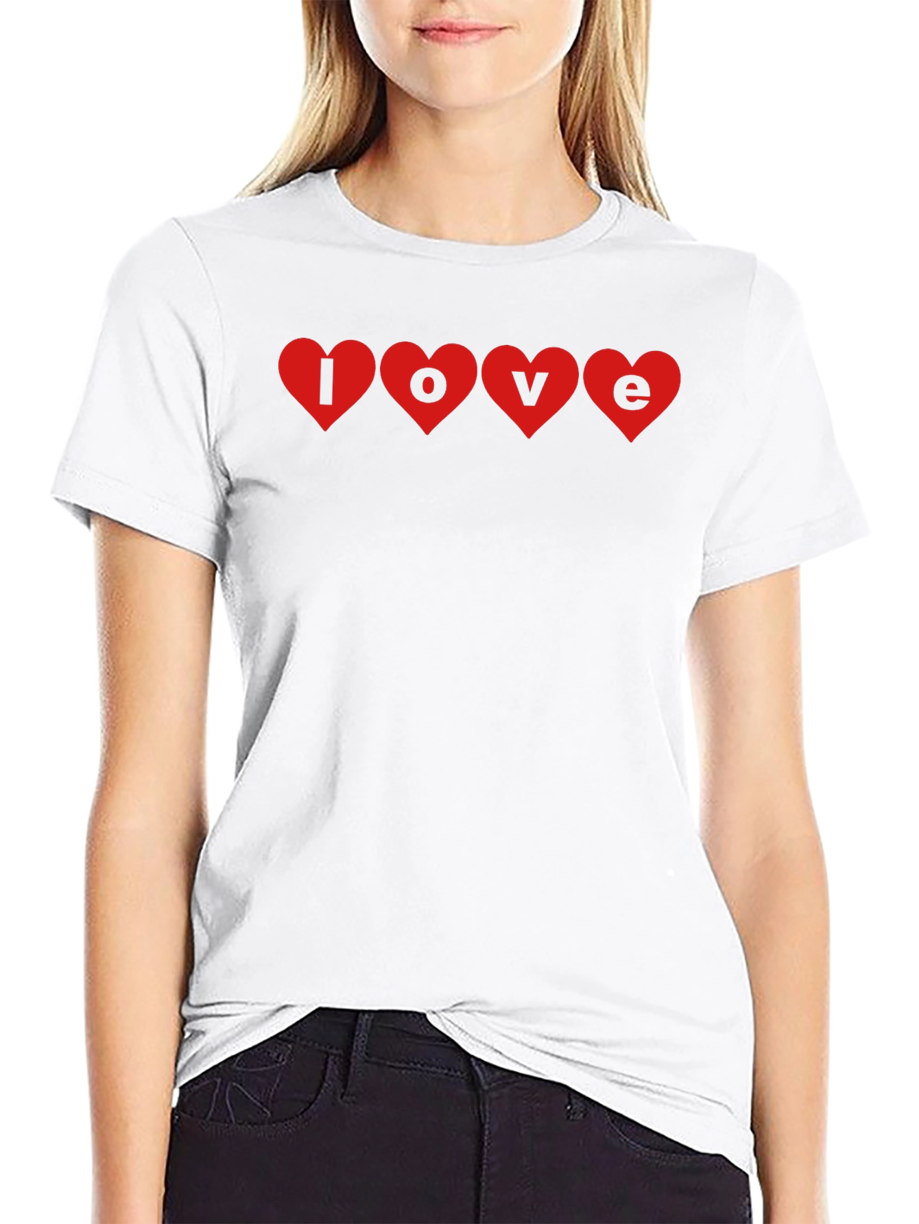 Love Heart Graphic T-Shirt