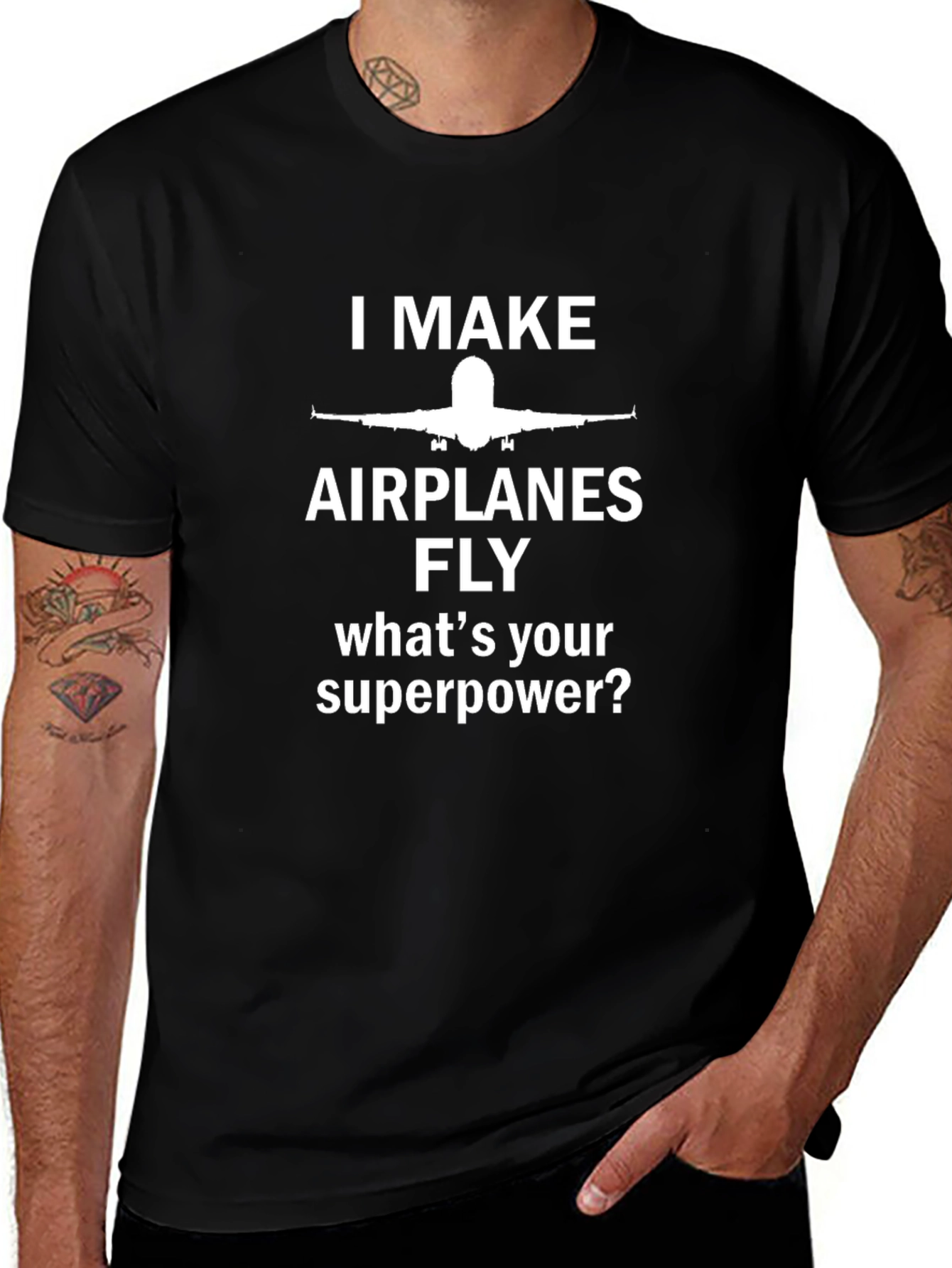 I Make Airplanes Fly Graphic T-Shirt