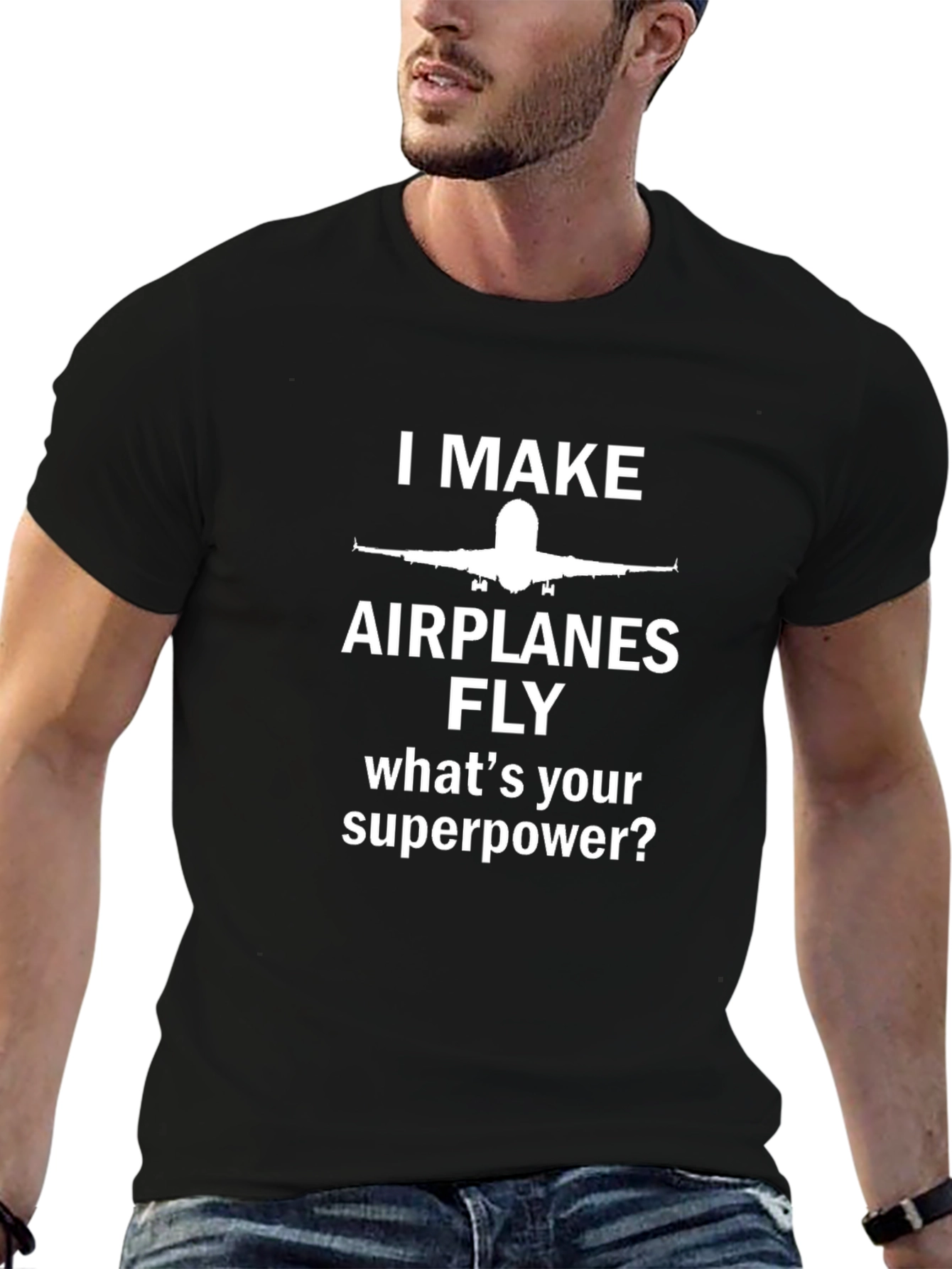 I Make Airplanes Fly Graphic T-Shirt