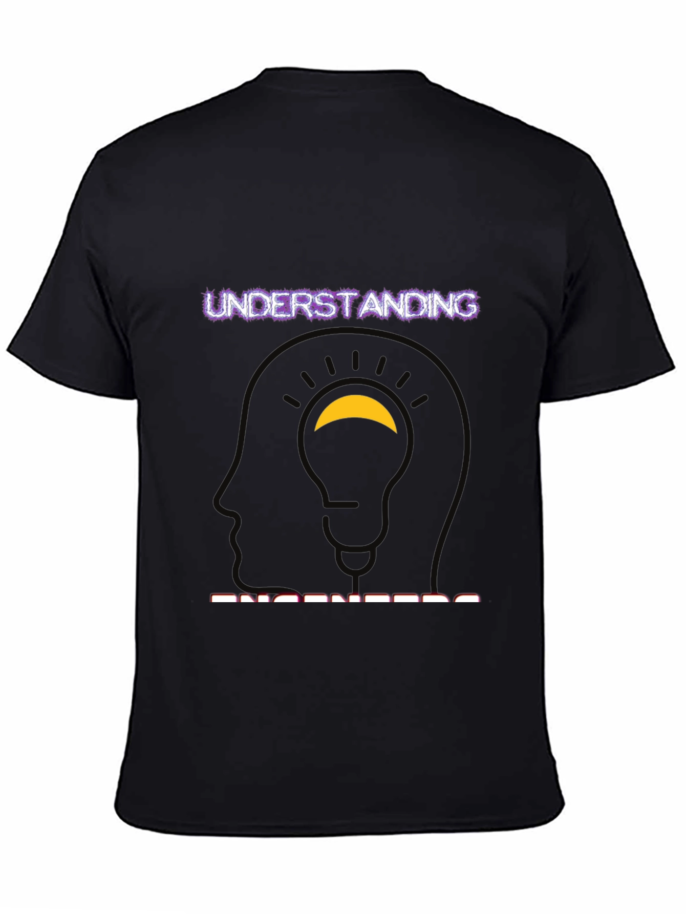 Understanding Engineers Black Graphic Tee
