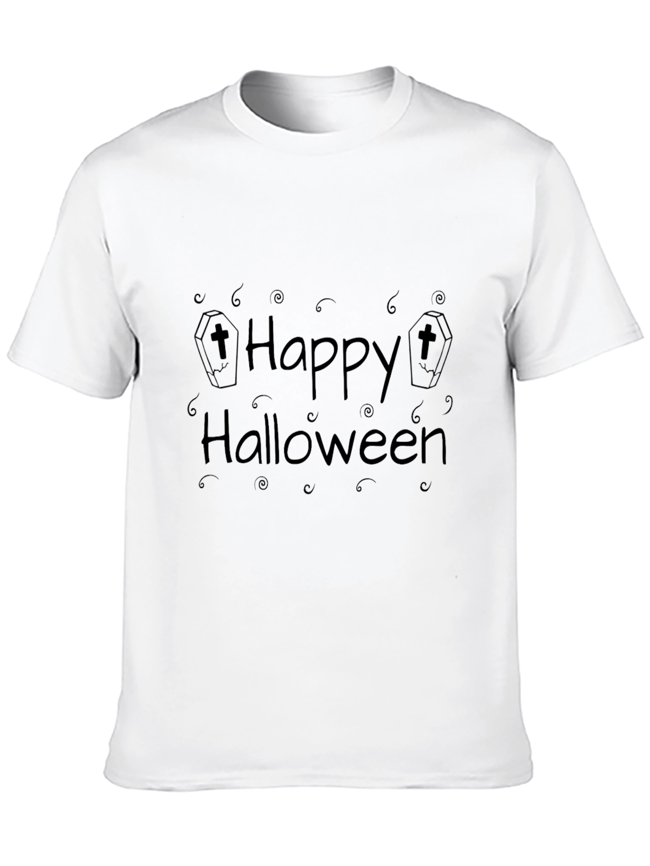 Happy Halloween Black T-Shirt