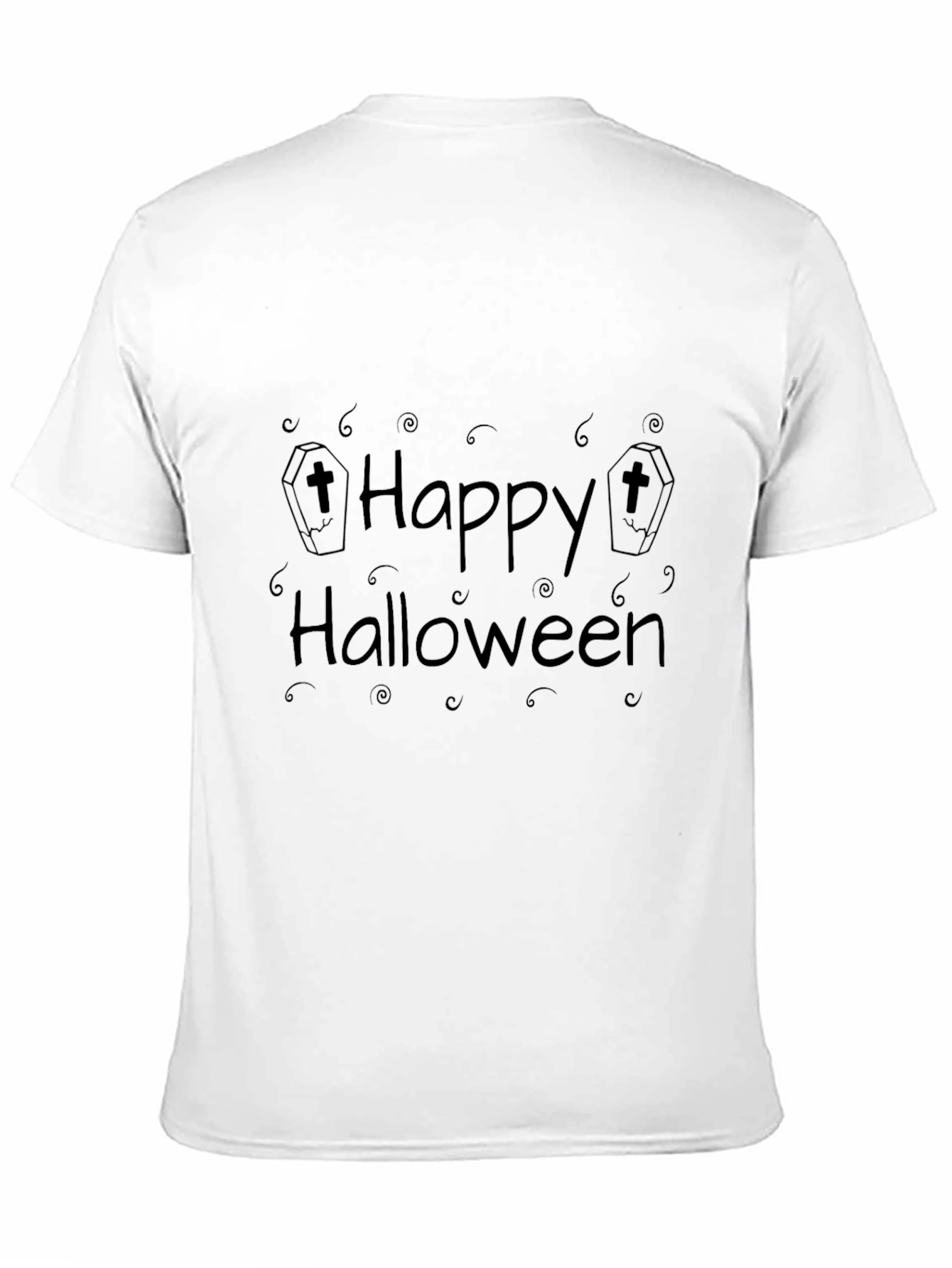 Happy Halloween Black T-Shirt