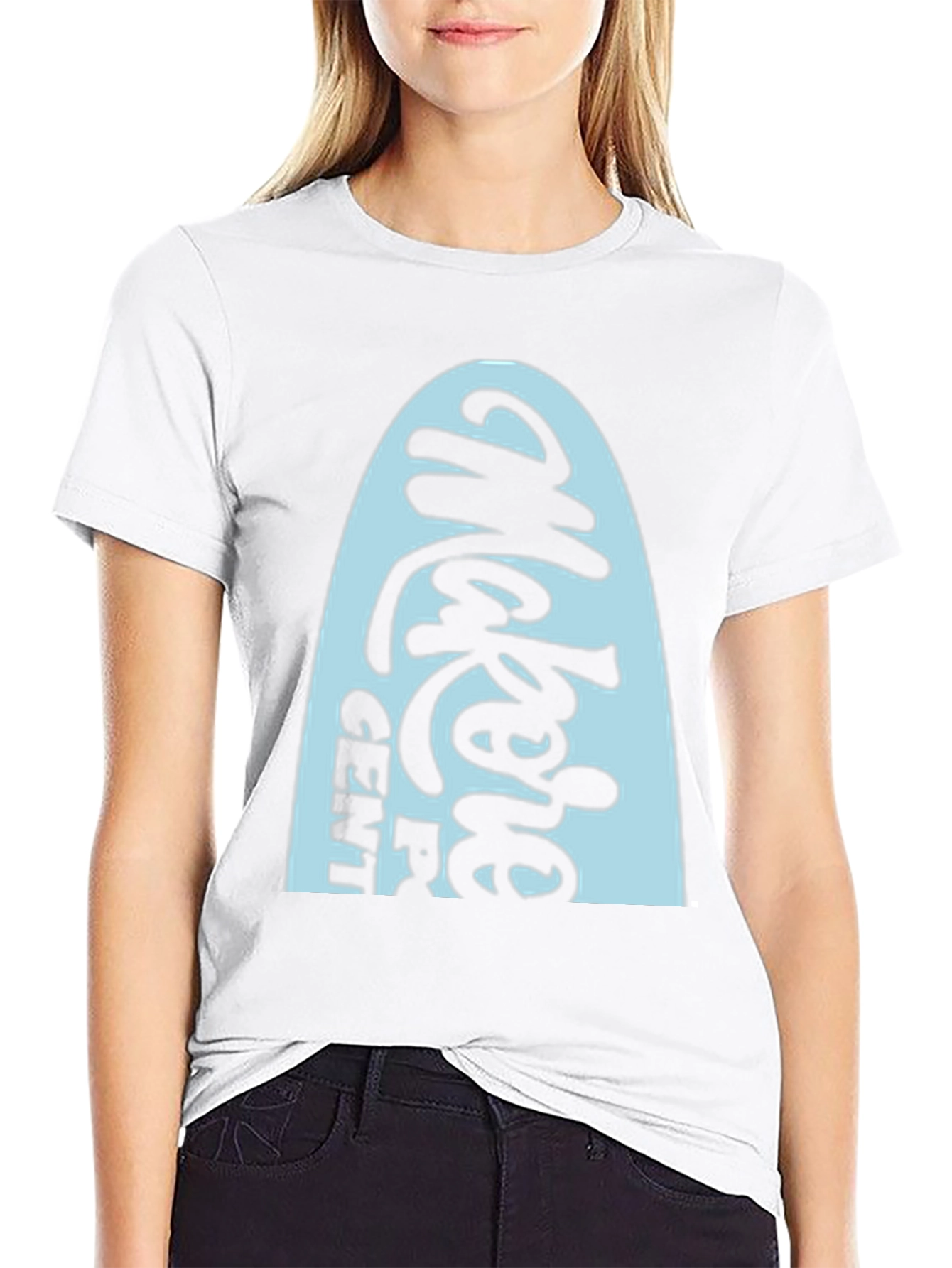Trendy Graphic Tee: Make It Gentle