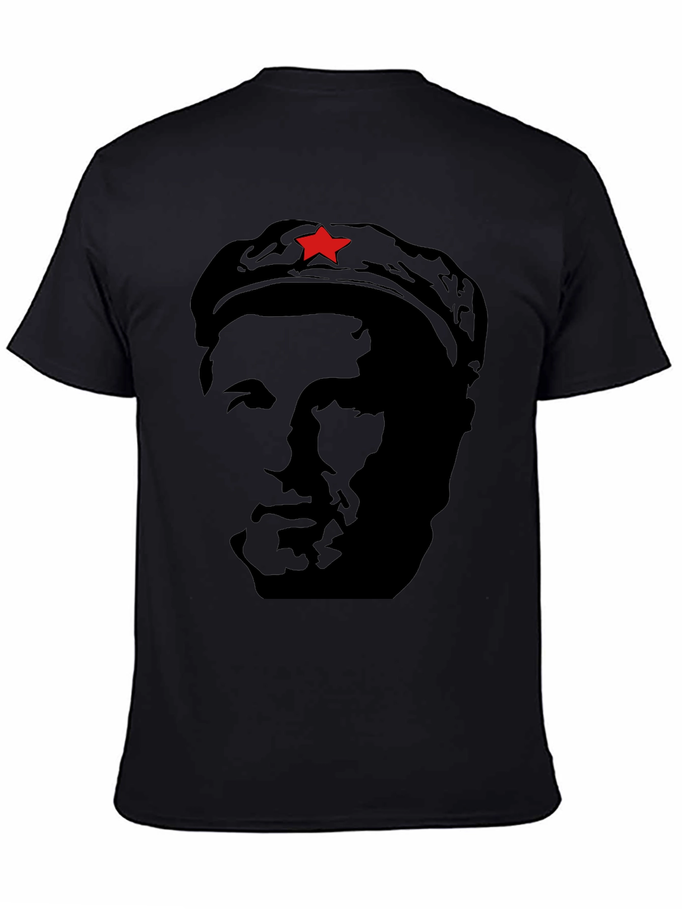 Che Guevara Graphic Print Mens Black T-Shirt