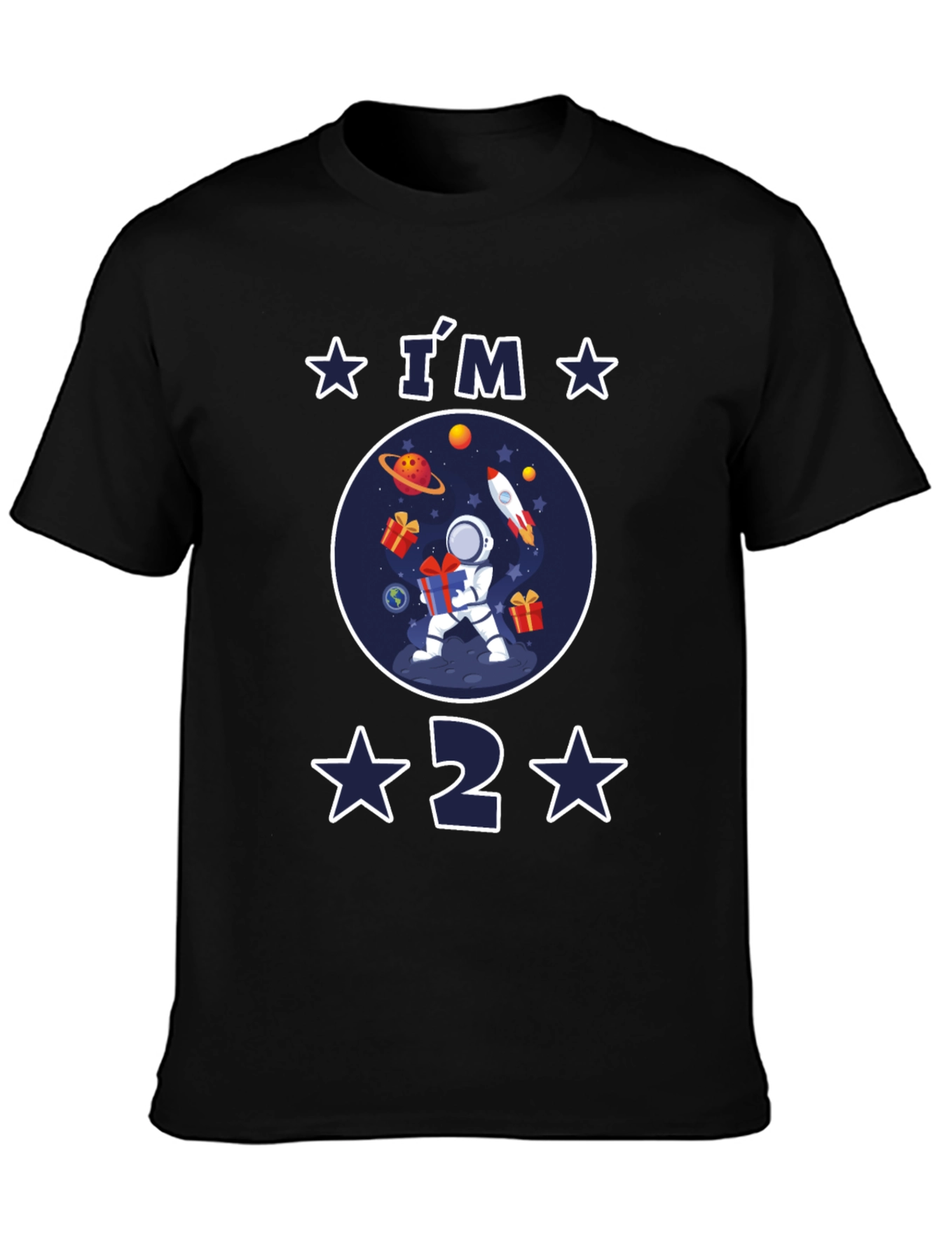 Im 2 Birthday Space Astronaut T-Shirt