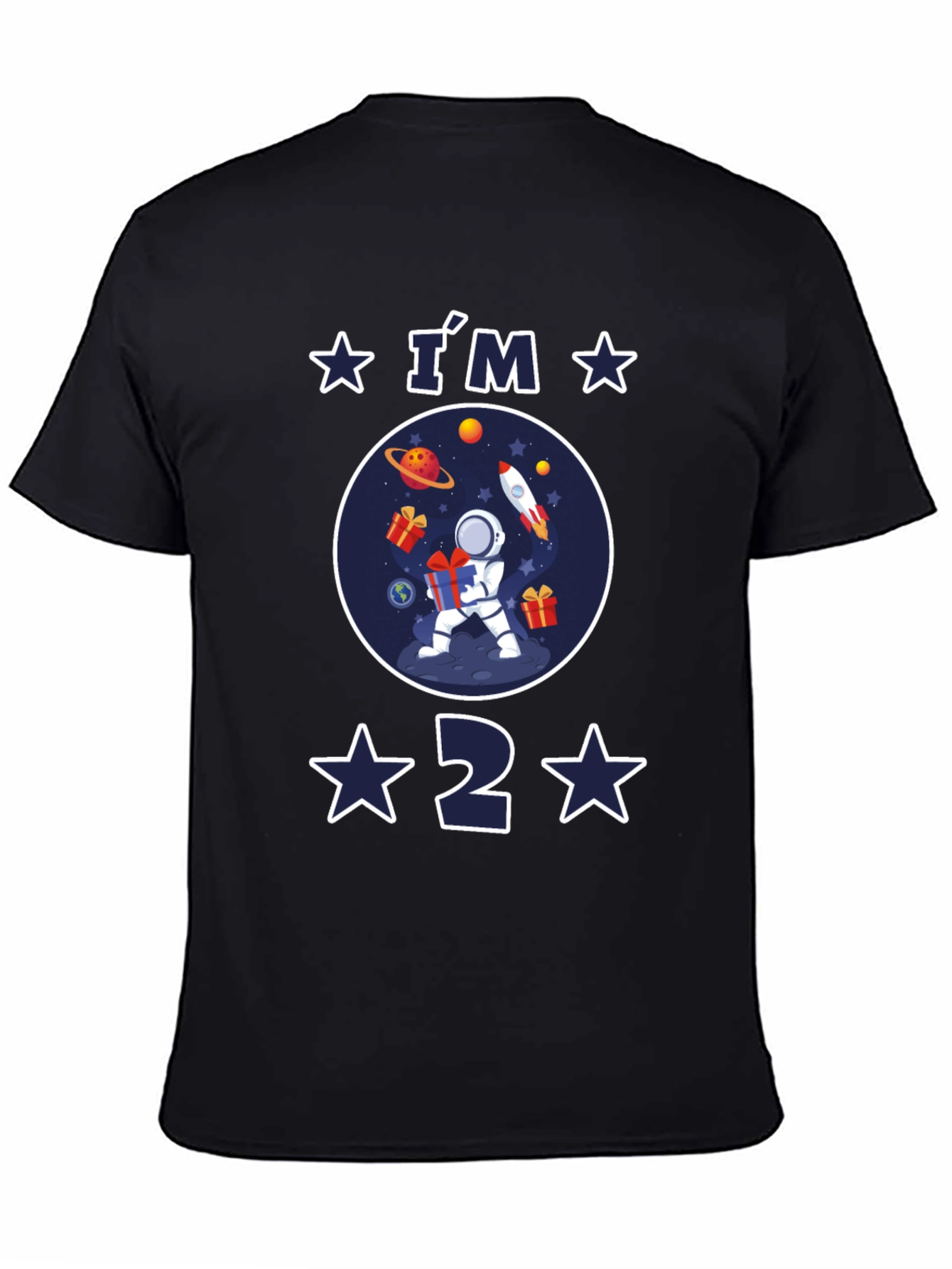 Im 2 Birthday Space Astronaut T-Shirt