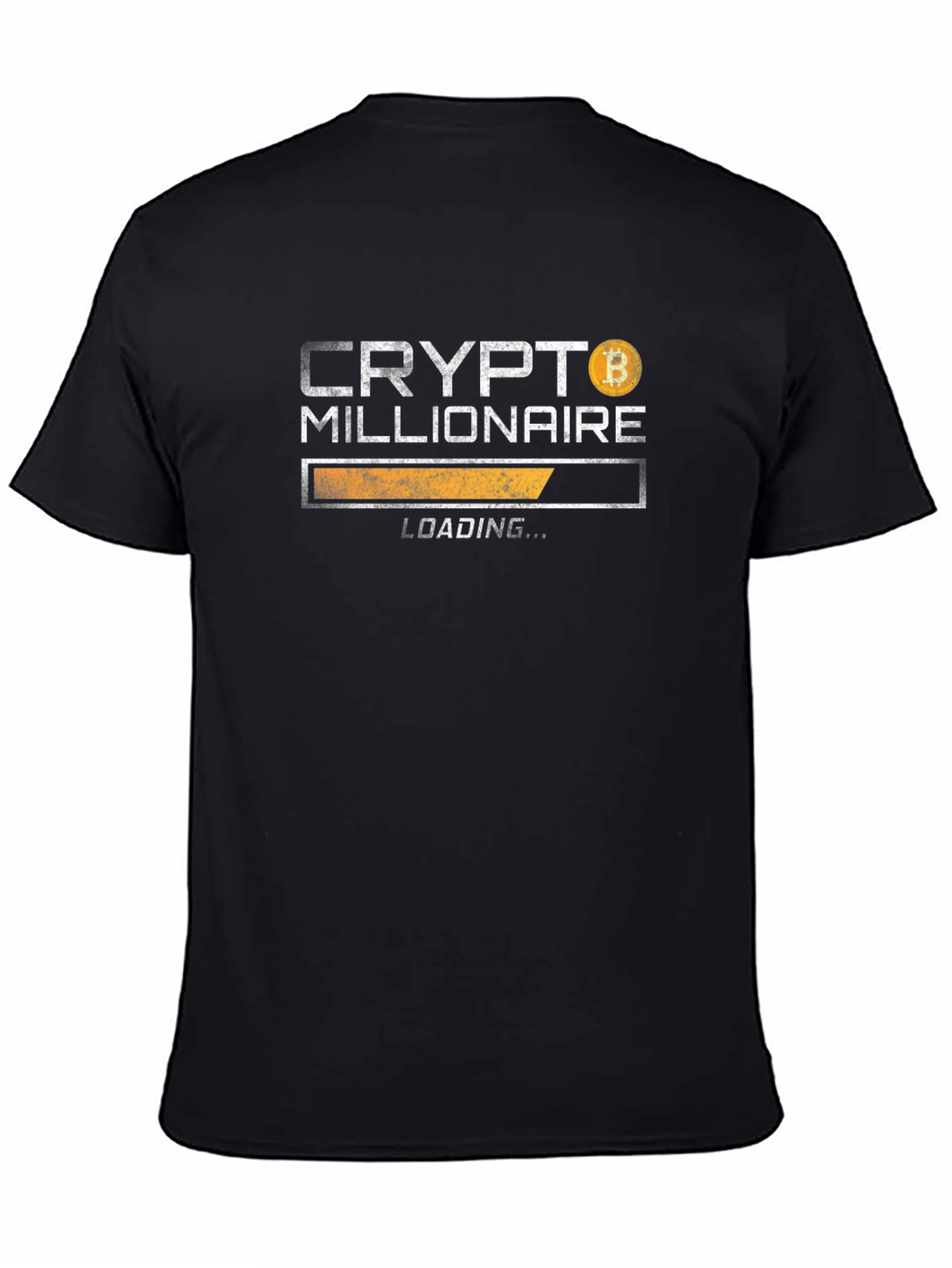 Crypto Millionaire Loading T-Shirt - Bitcoin Cryptocurrency Tee