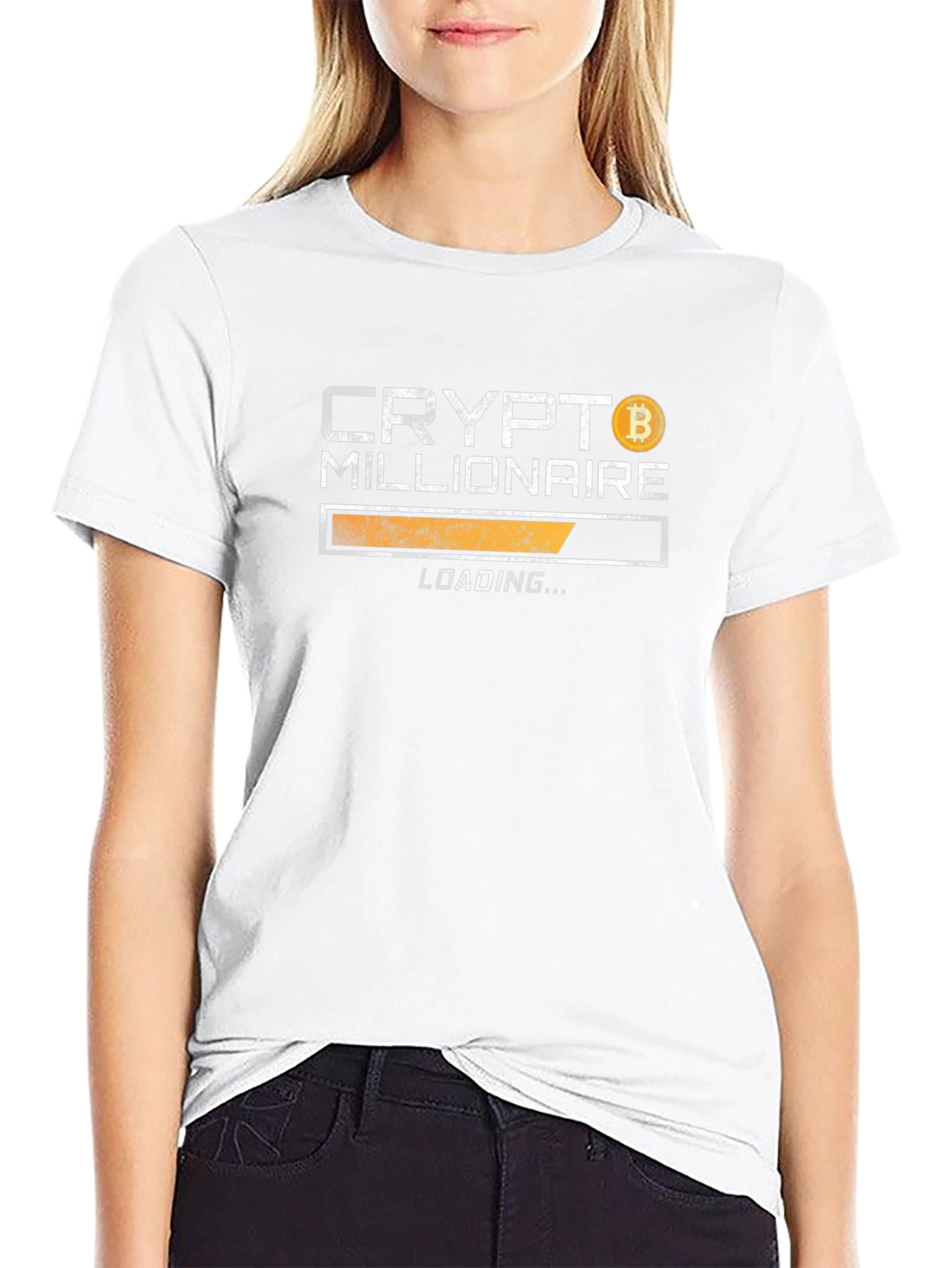 Crypto Millionaire Loading T-Shirt - Bitcoin Cryptocurrency Tee