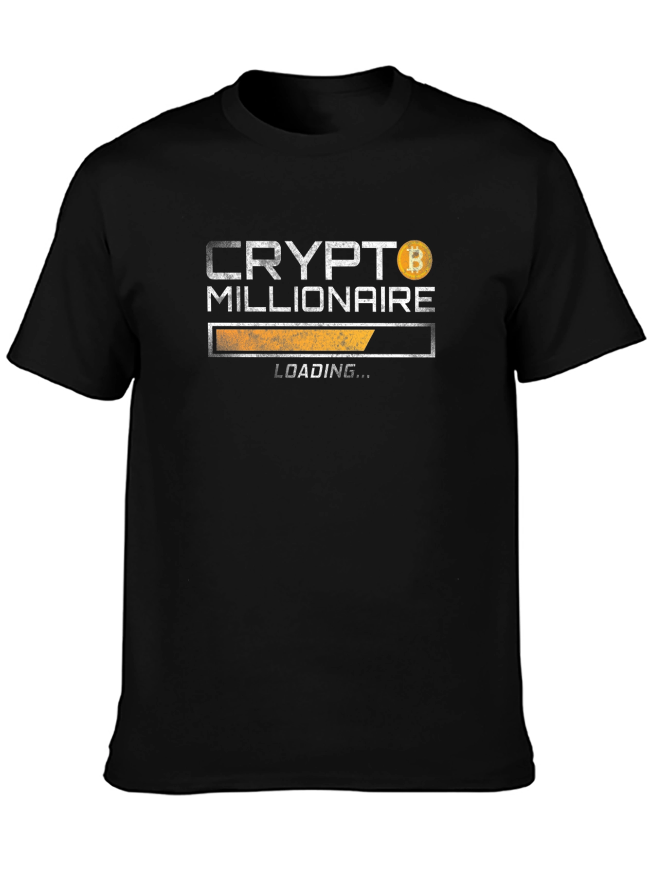 Crypto Millionaire Loading T-Shirt - Bitcoin Cryptocurrency Tee