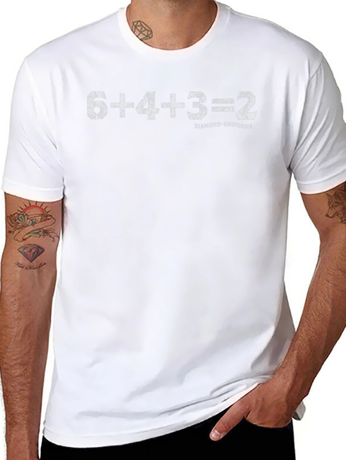 Math Humor T-Shirt: 6+4+3=2