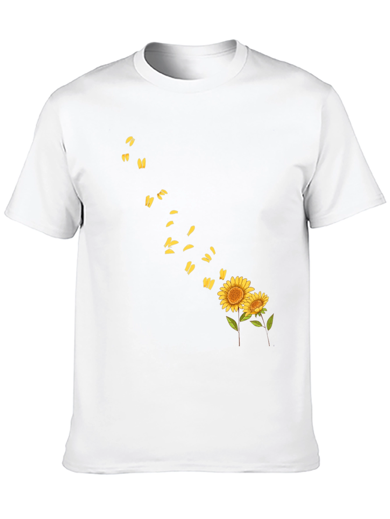 Sunflower Graphic Black T-Shirt