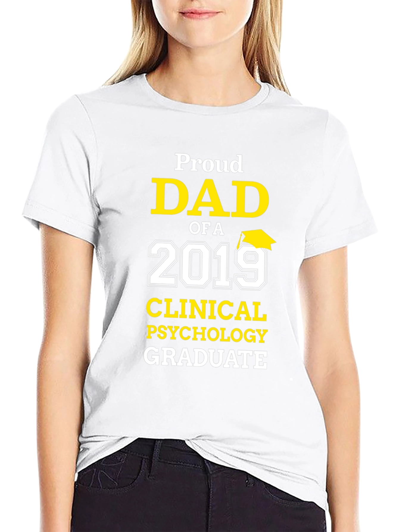 Proud Dad Clinical Psychology Graduate T-Shirt