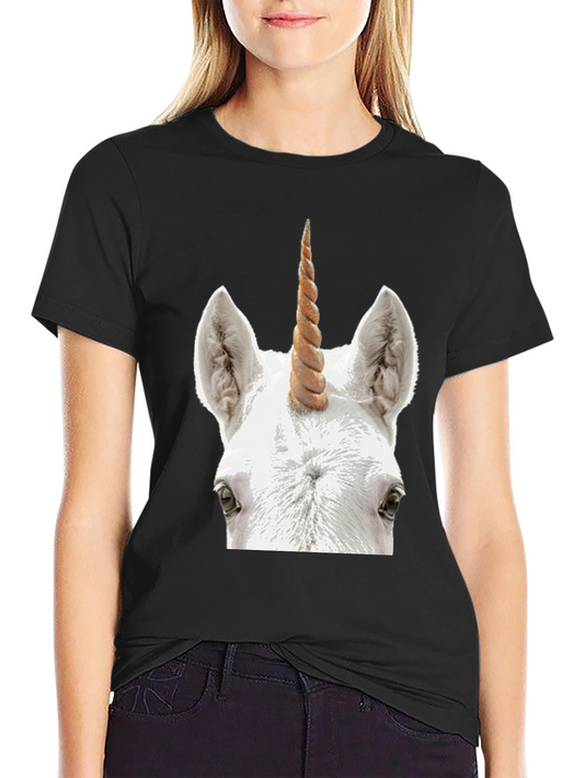 Unicorn Graphic Tee - Mens Black T-Shirt