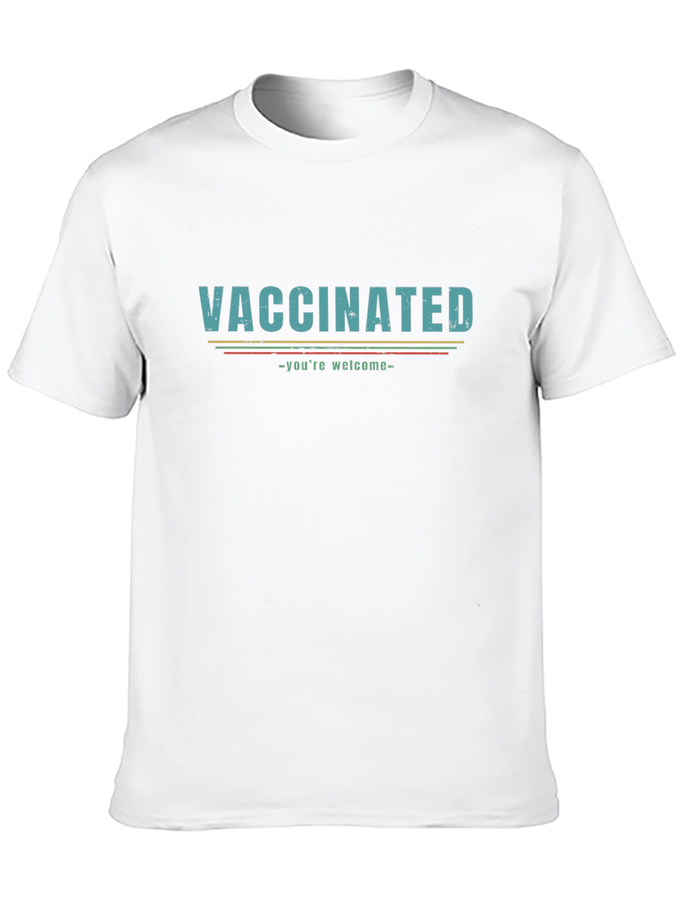 Vaccinated Graphic Tee - Youre Welcome! Funny T-Shirt