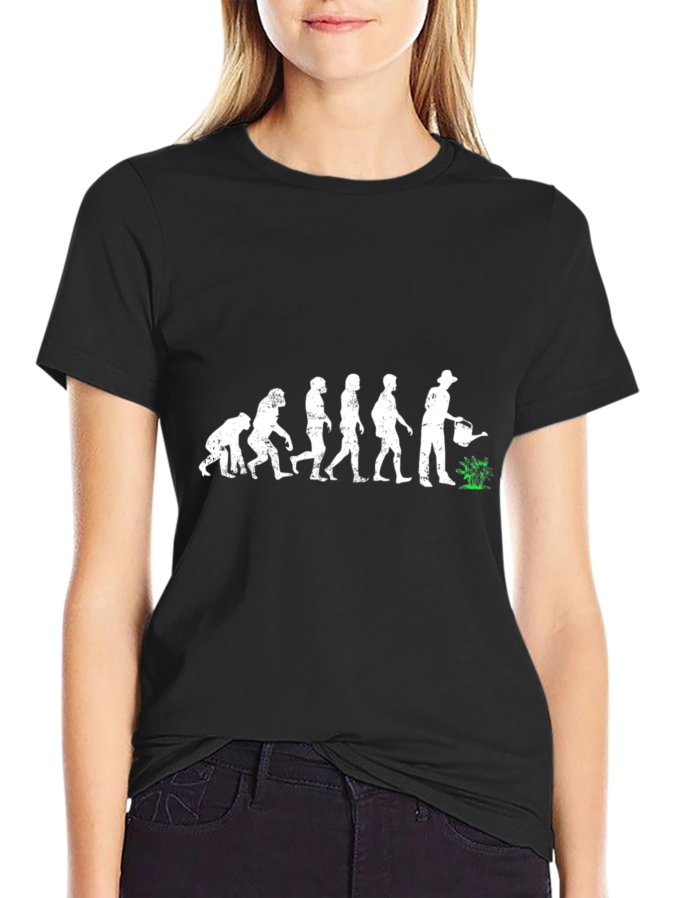 Evolution of Gardener Funny Graphic T-Shirt