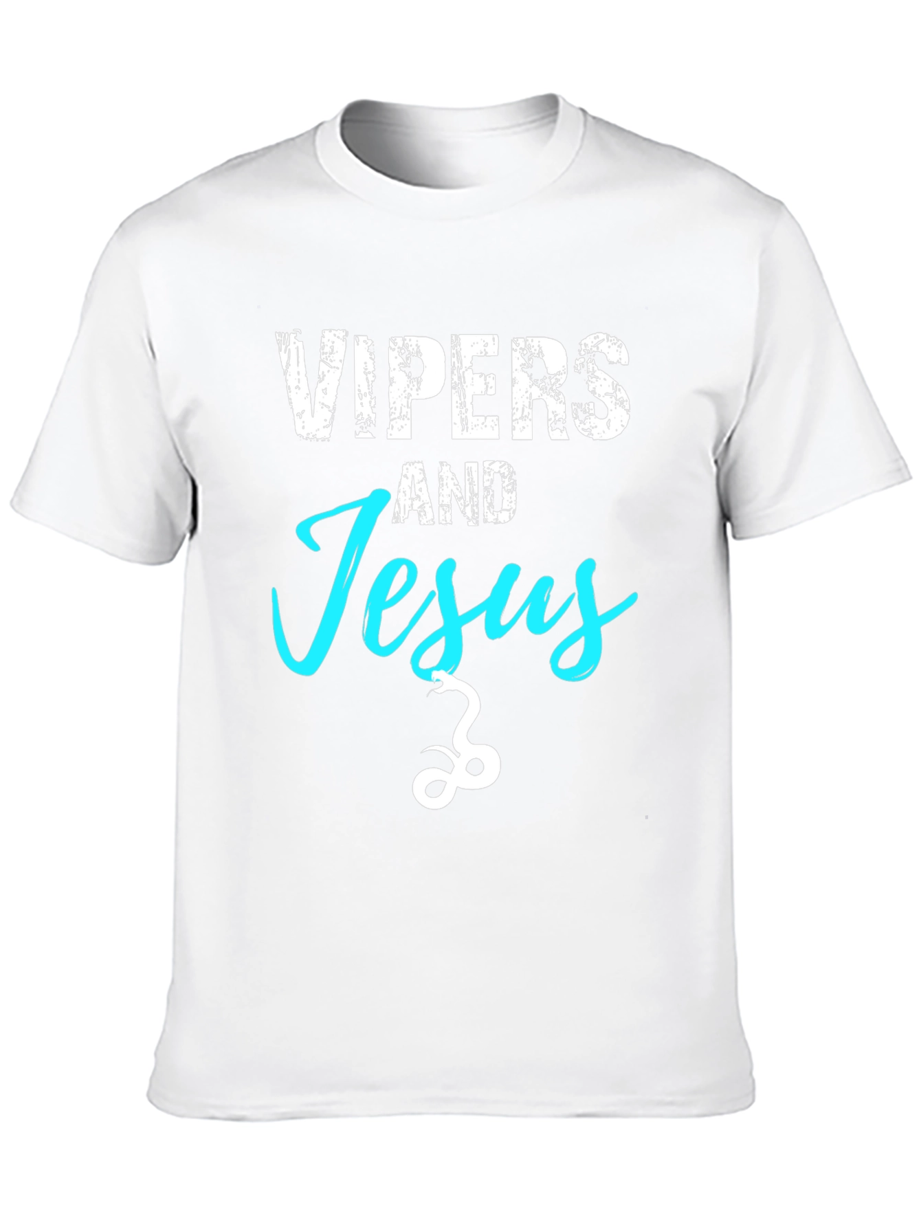 Vipers and Jesus Graphic Tee - Unique Design
