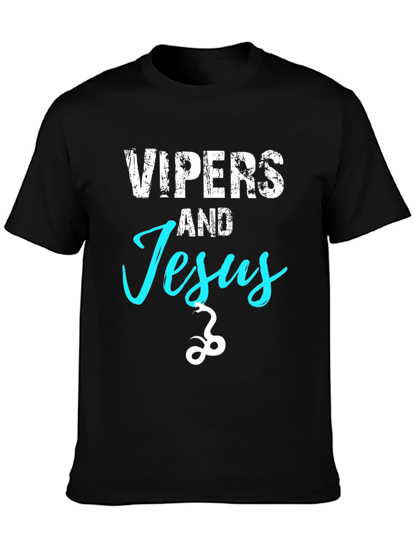 Vipers and Jesus Graphic Tee - Unique Design
