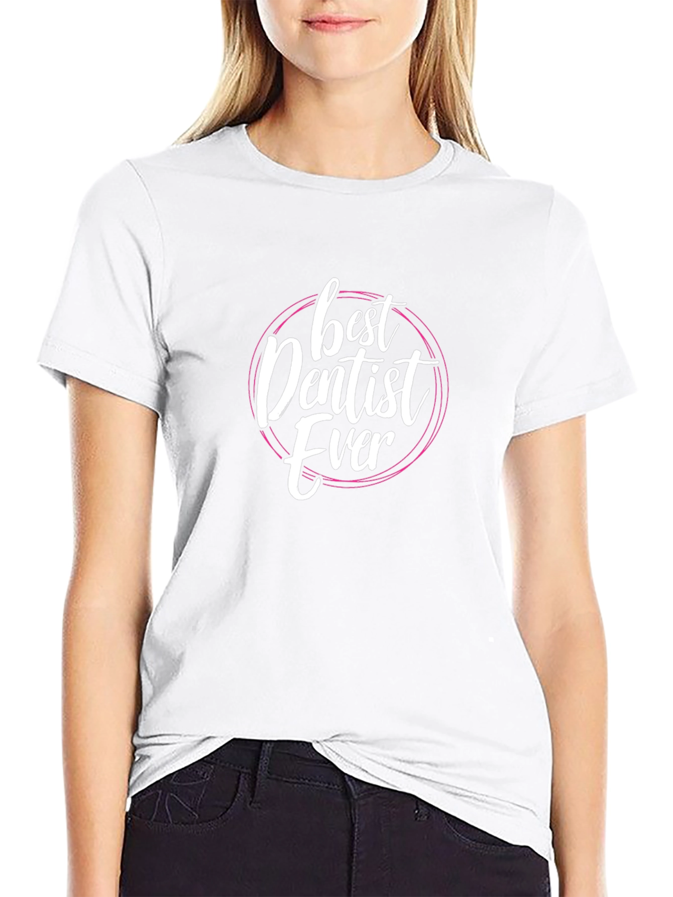 Best Dentist Ever Graphic Tee - Black