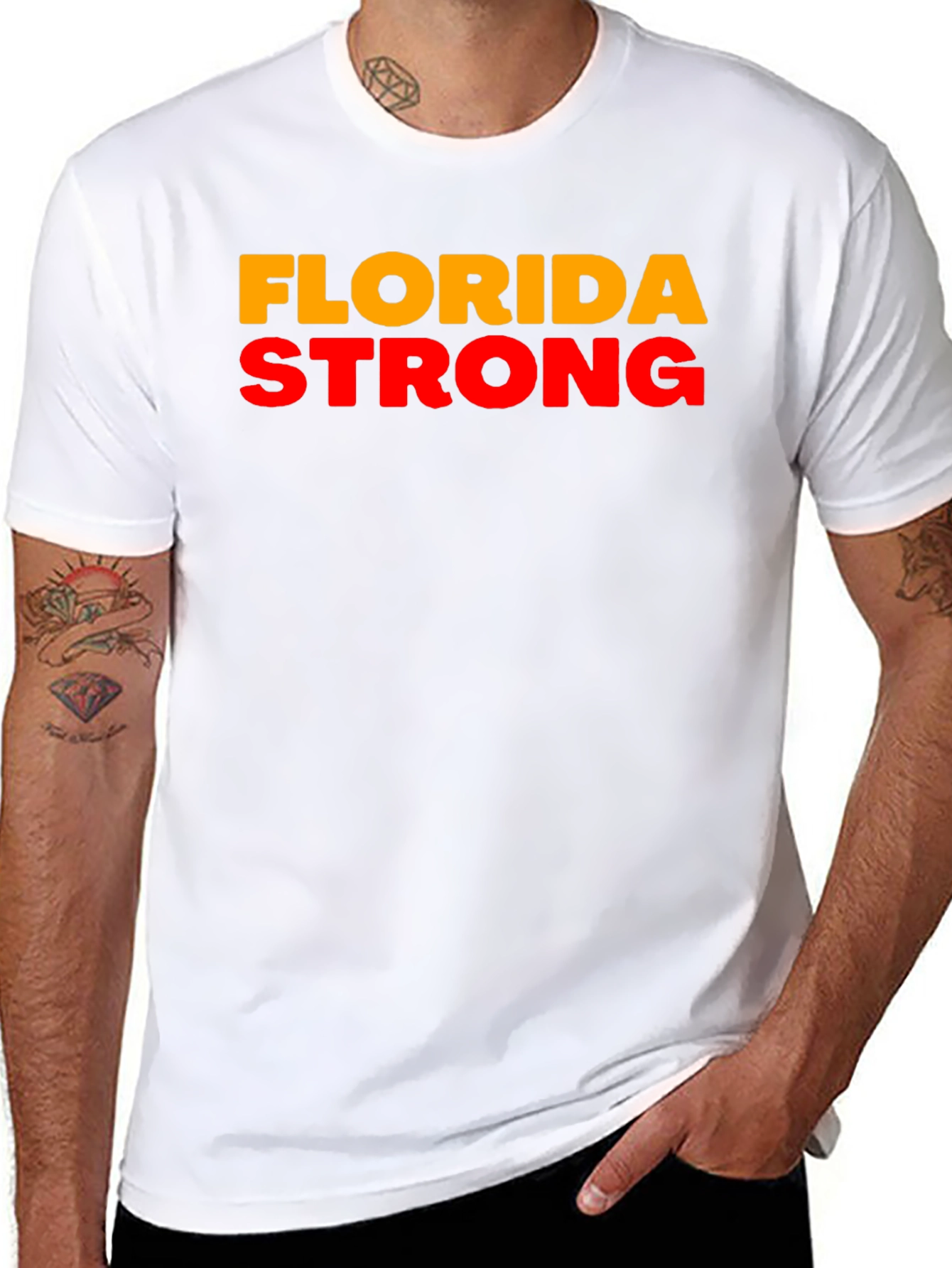 Florida Strong Graphic Tee - Unisex Black T-Shirt