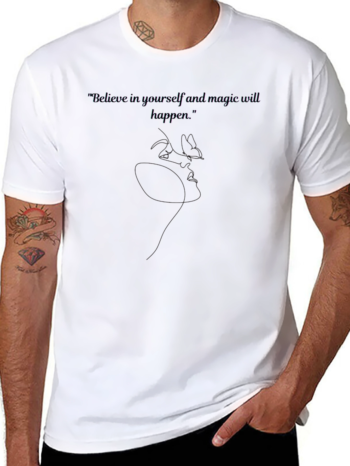 Believe In Yourself Magic Graphic T-Shirt