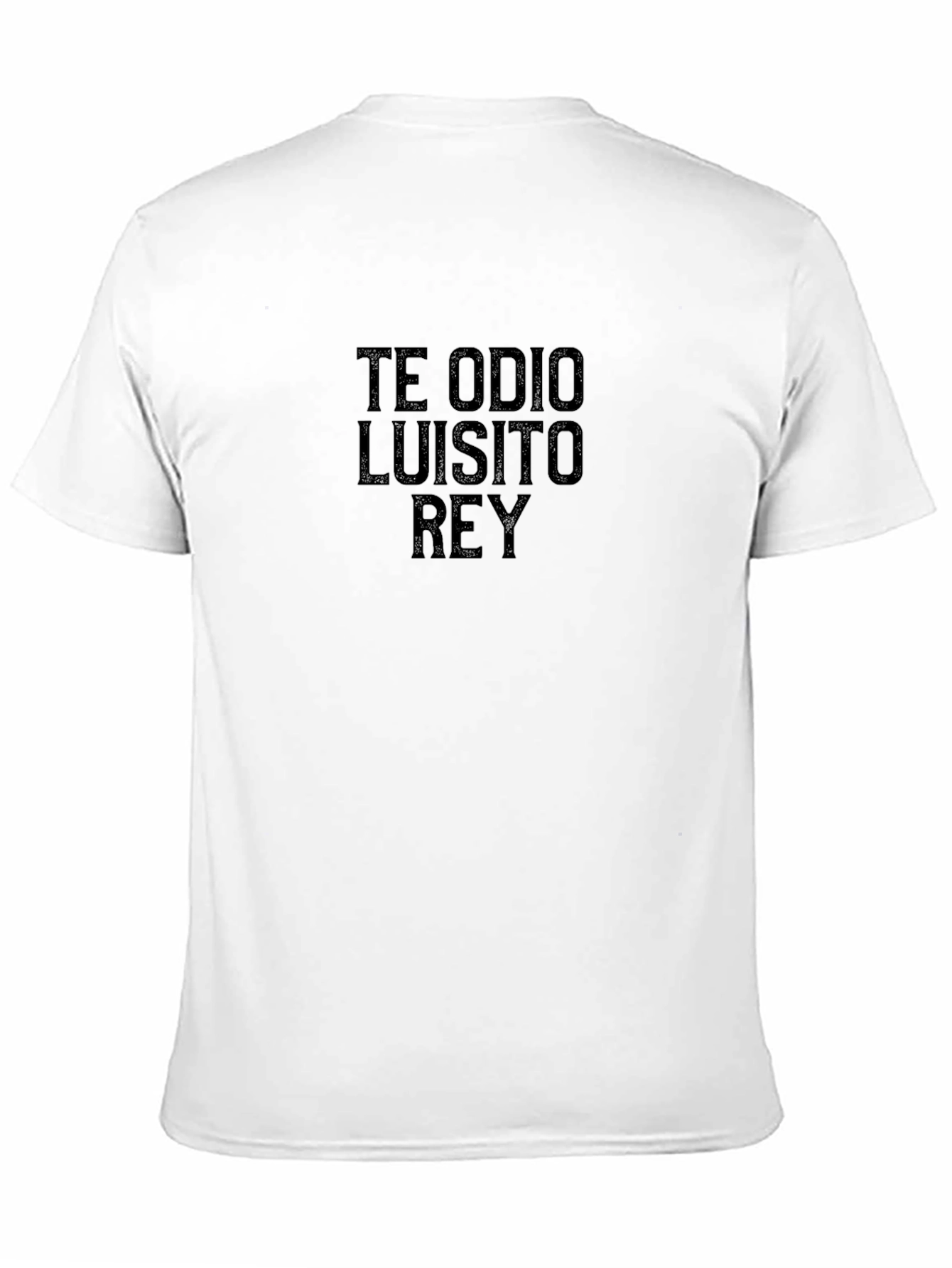Te Odio Luisito Rey Black T-Shirt