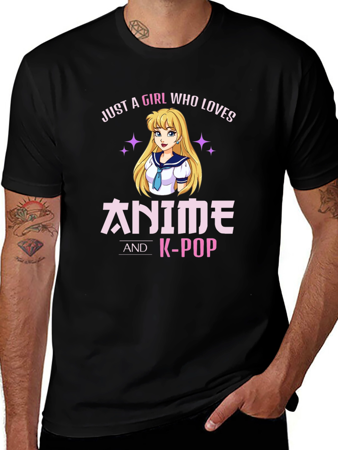 Anime & K-Pop Girl T-Shirt - Otaku Fashion