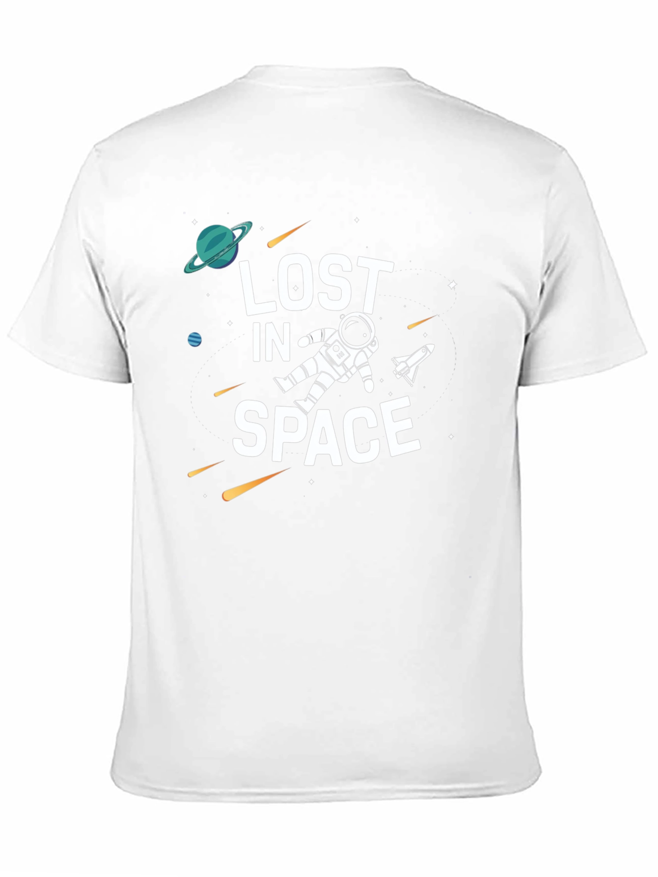 Lost in Space Graphic Black T-Shirt