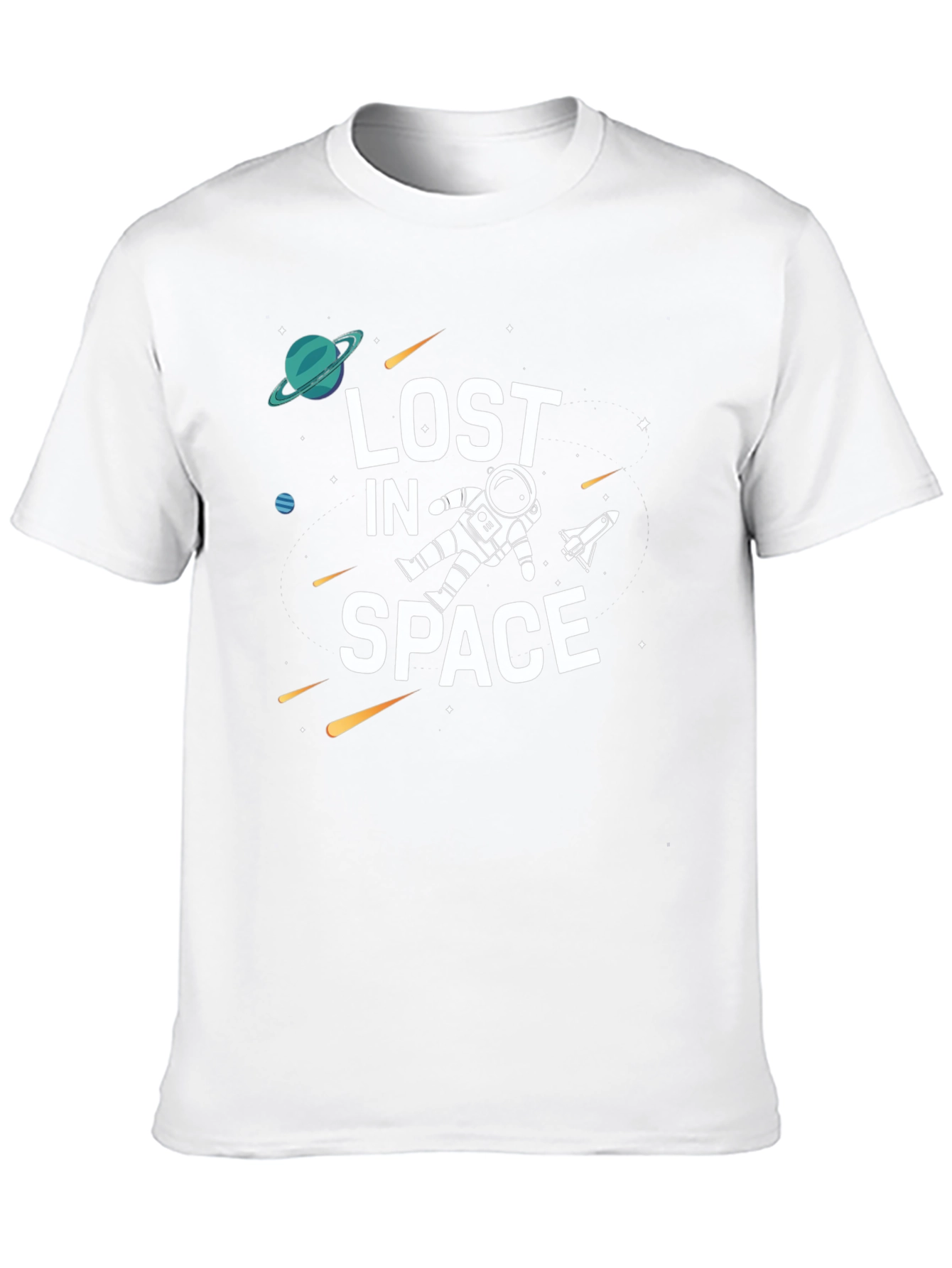 Lost in Space Graphic Black T-Shirt