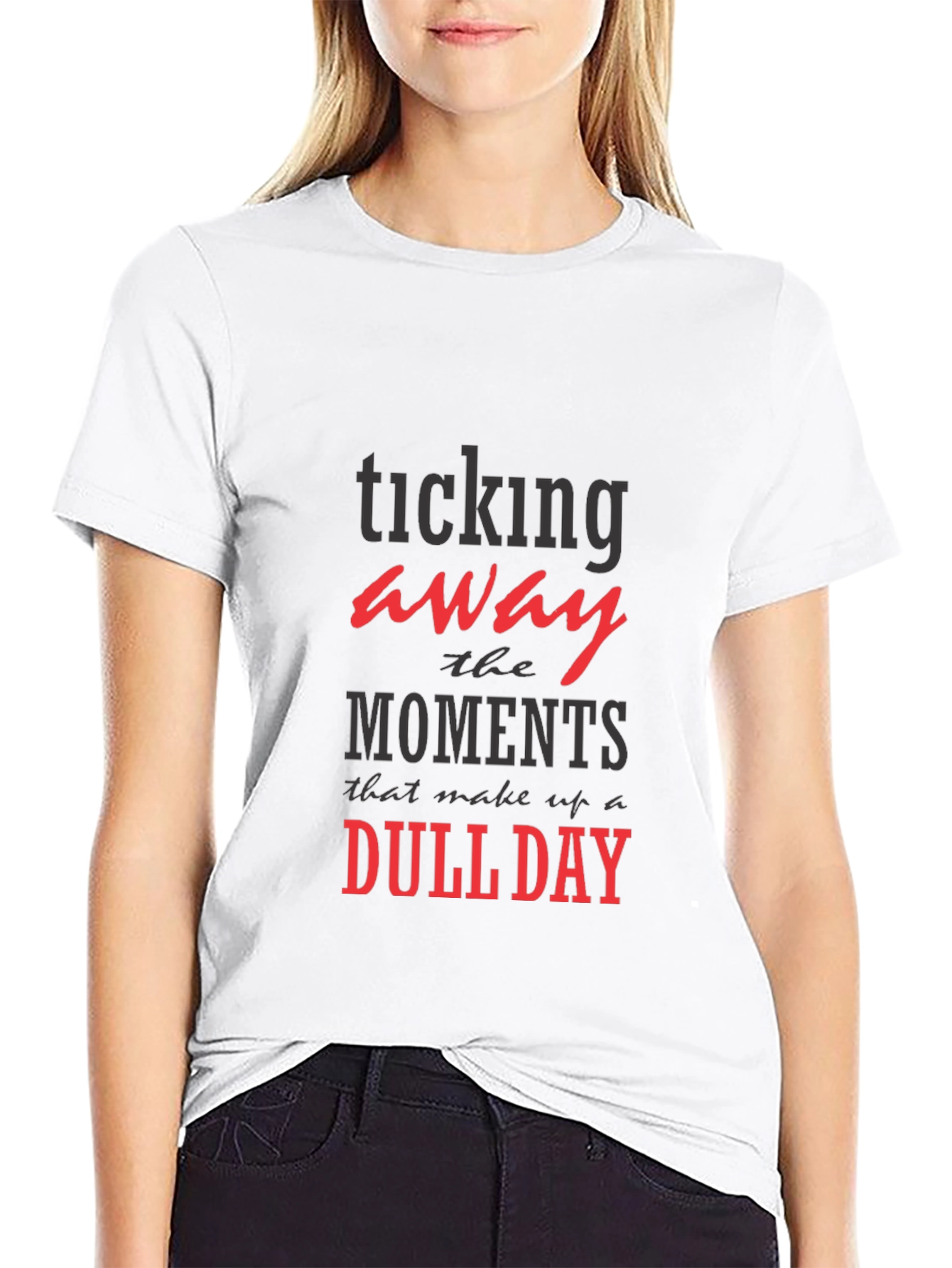 Ticking Away Dull Day Graphic T-Shirt