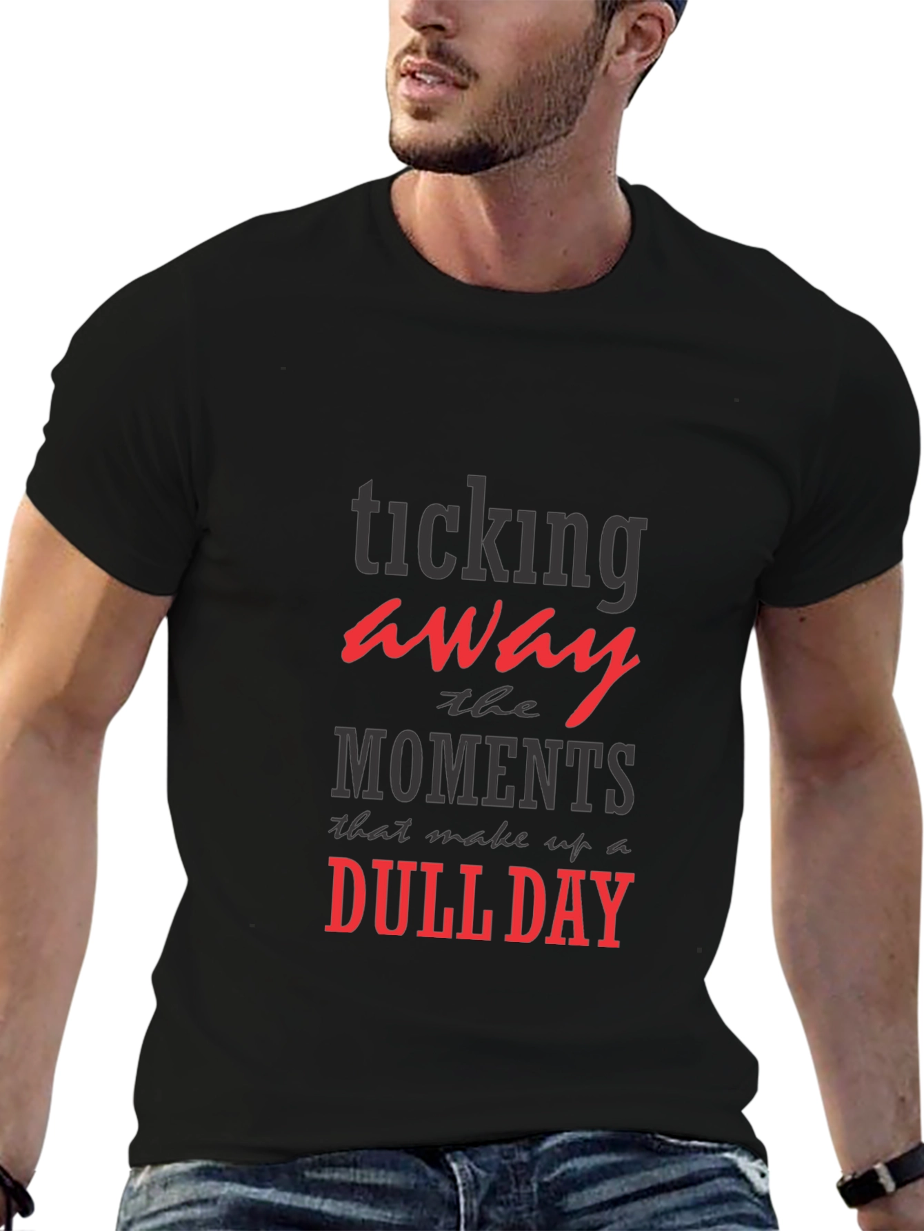 Ticking Away Dull Day Graphic T-Shirt
