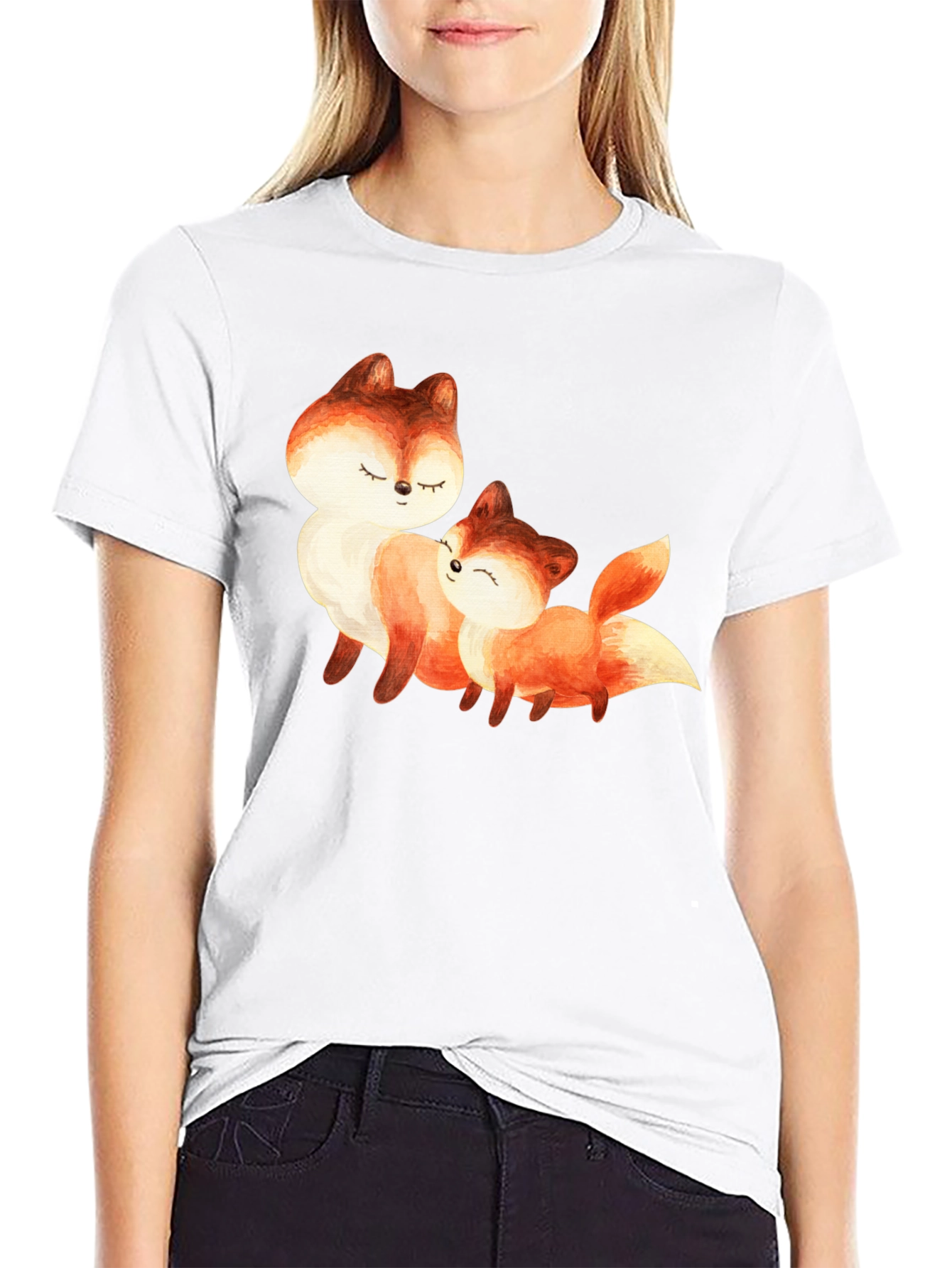 Fox Love Black T-Shirt