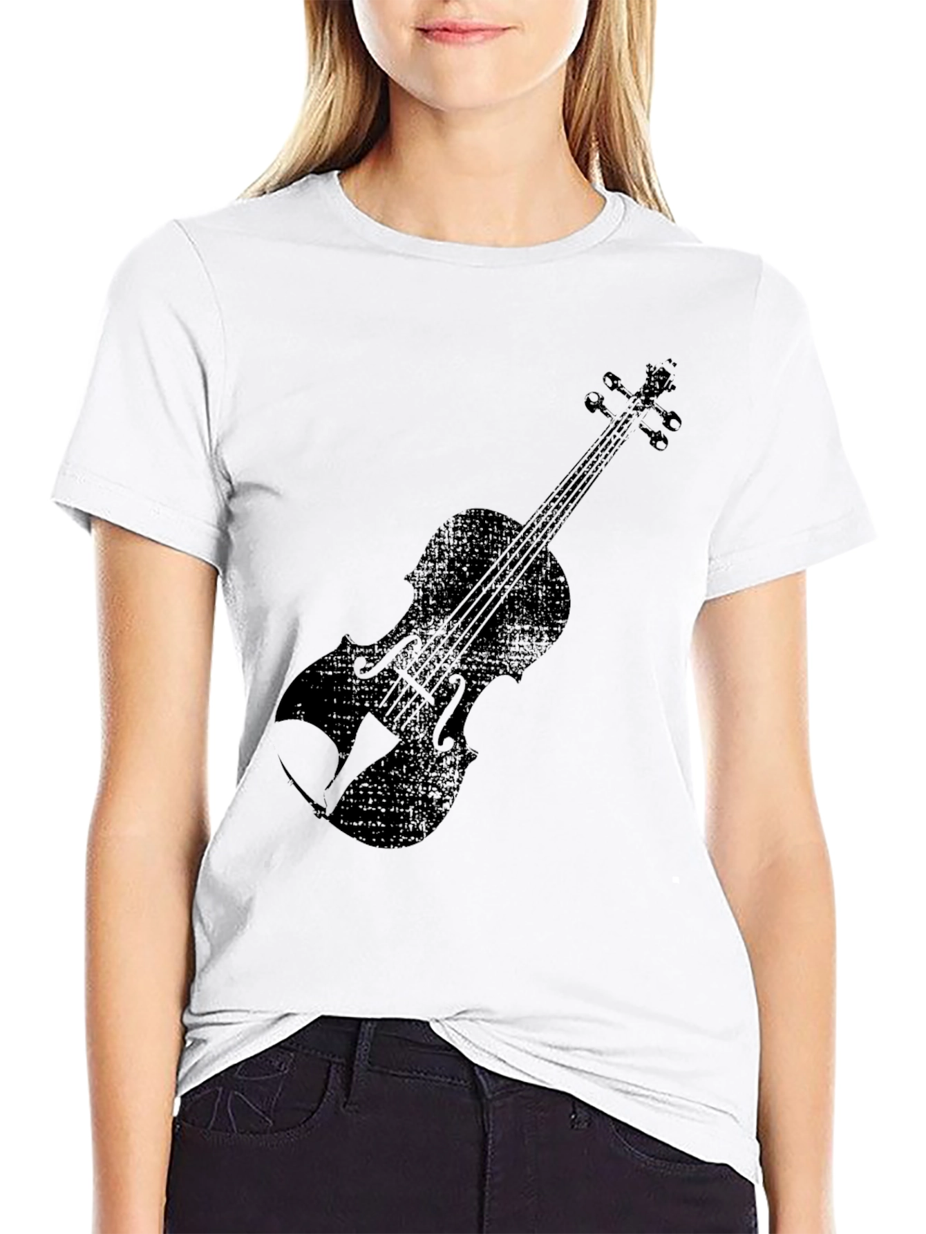 Black Violin Graphic Tee - Music Lovers T-Shirt