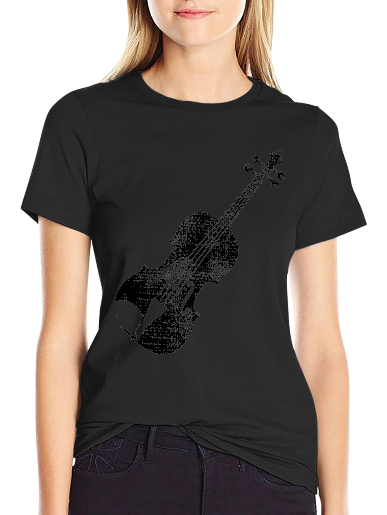 Black Violin Graphic Tee - Music Lovers T-Shirt