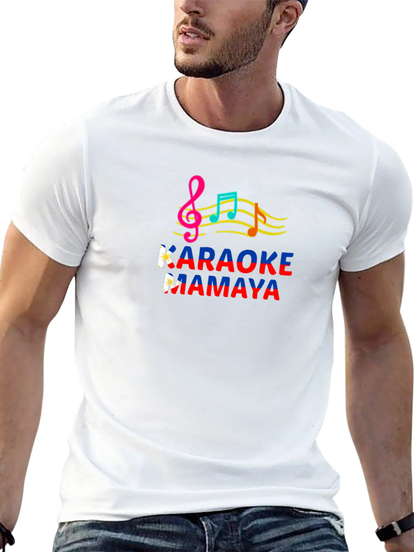 Karaoke Mamaya Black Graphic Tee