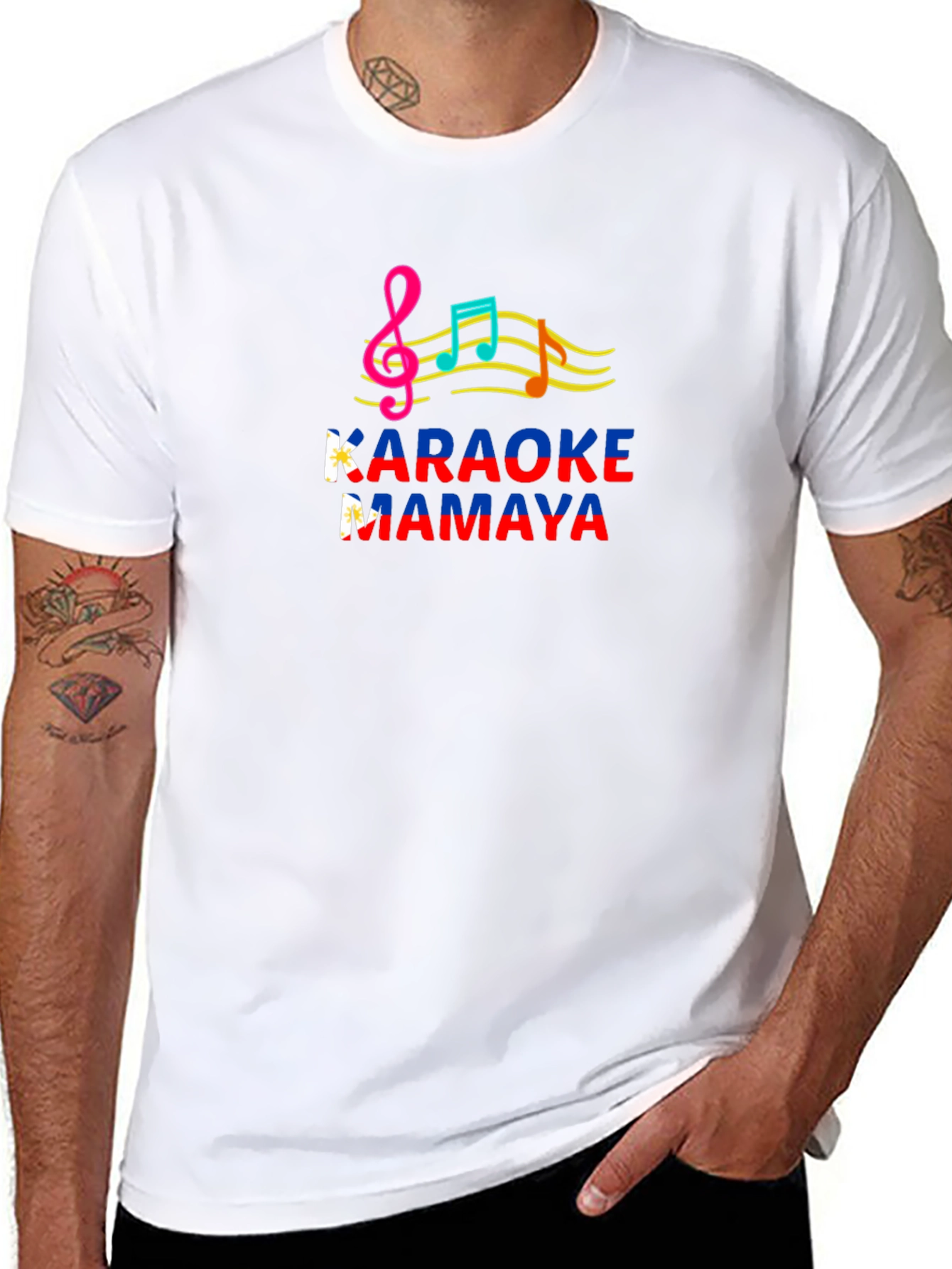 Karaoke Mamaya Black Graphic Tee