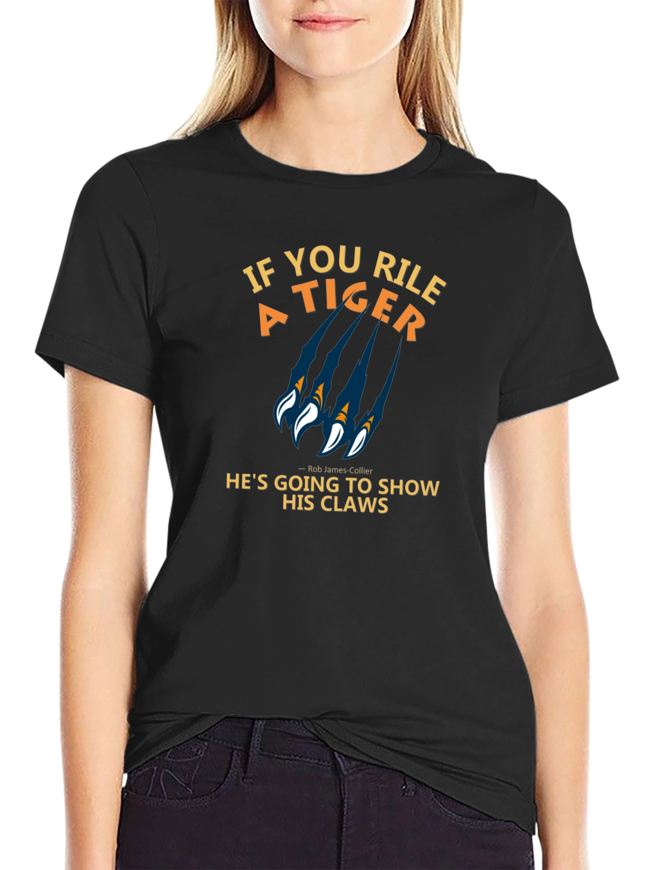 Rile a Tiger Graphic T-Shirt