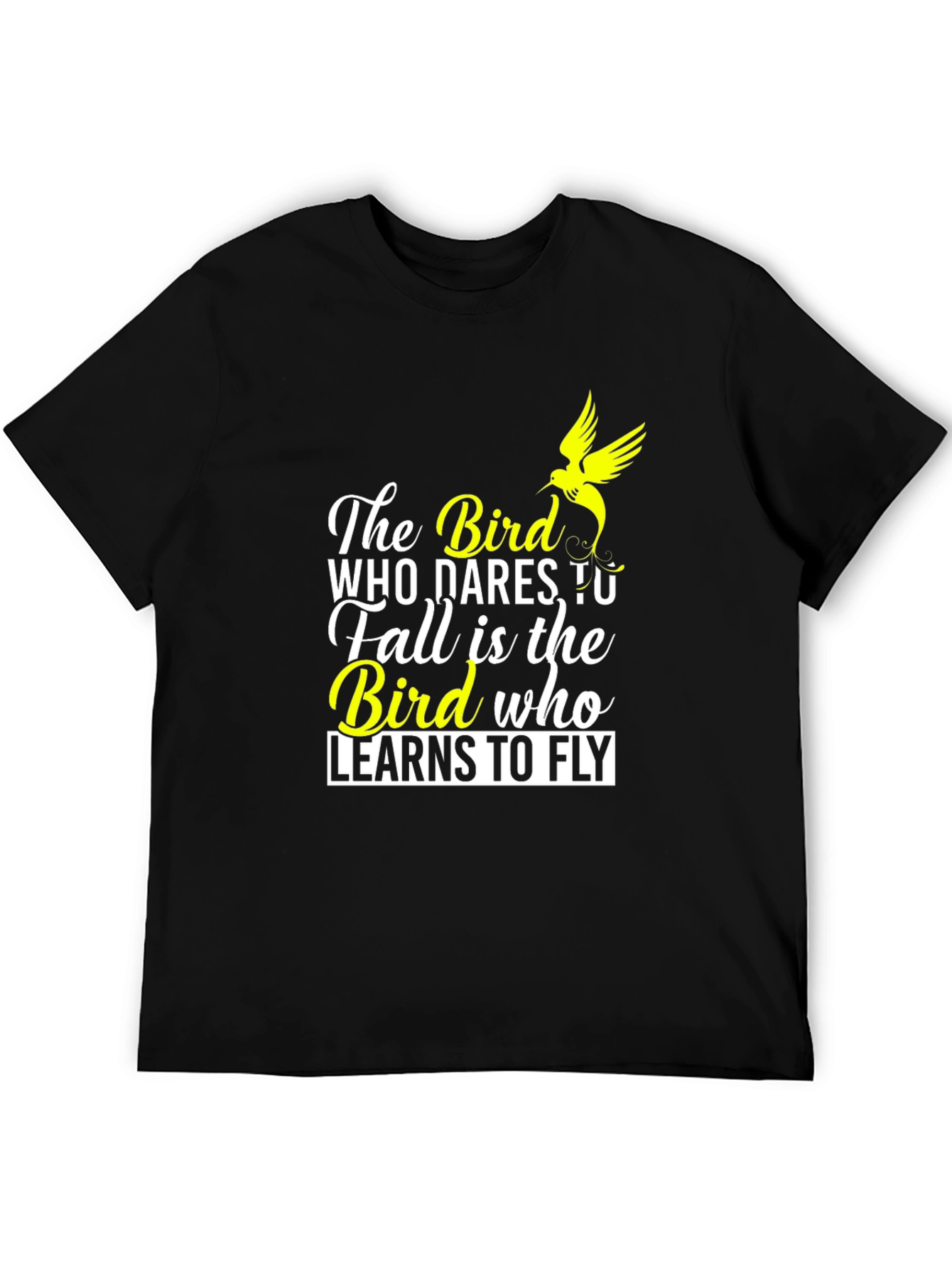 The Bird Who Dares to Fall Graphic Tee