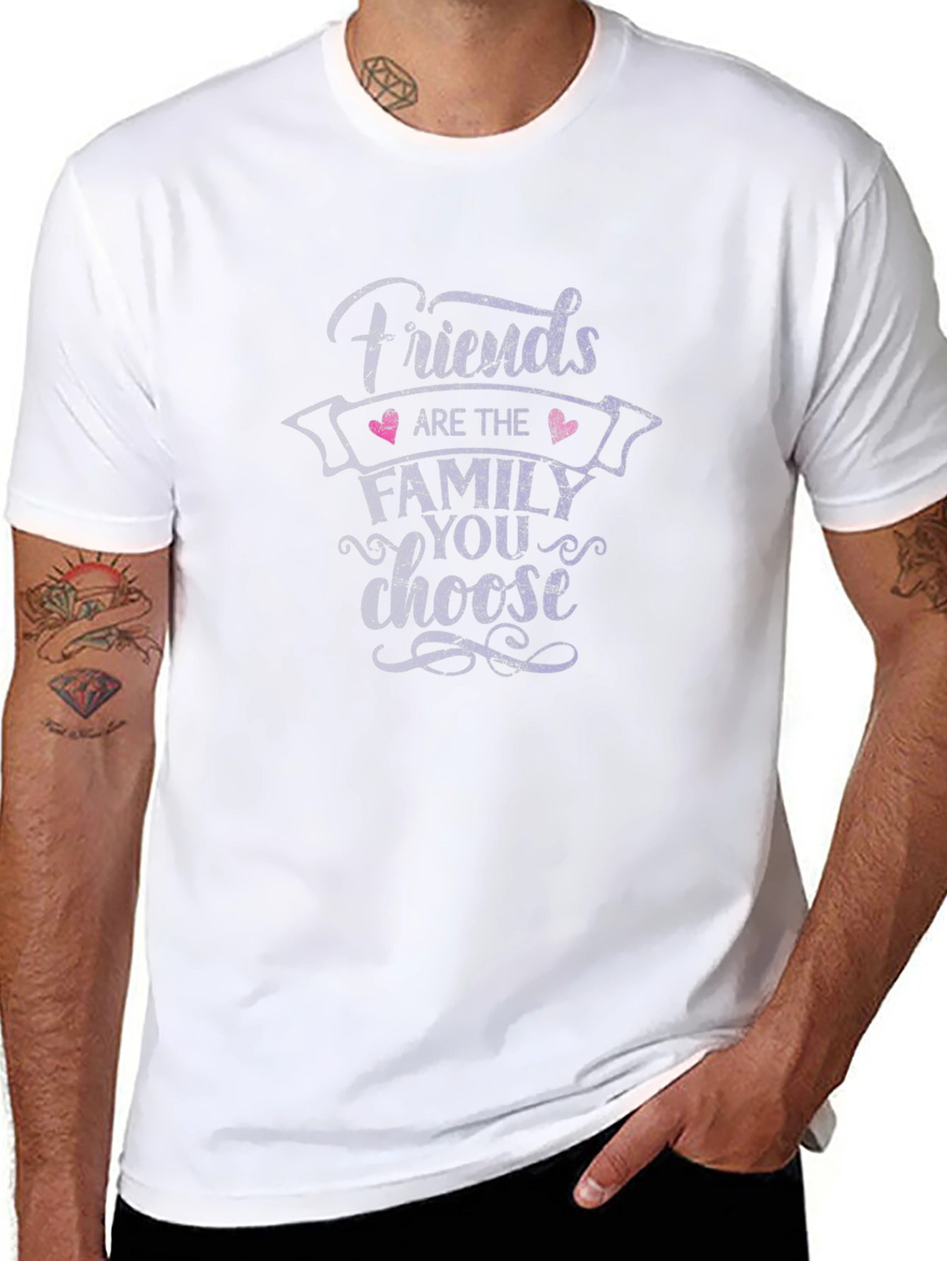 Friends are the Family You Choose Graphic Tee