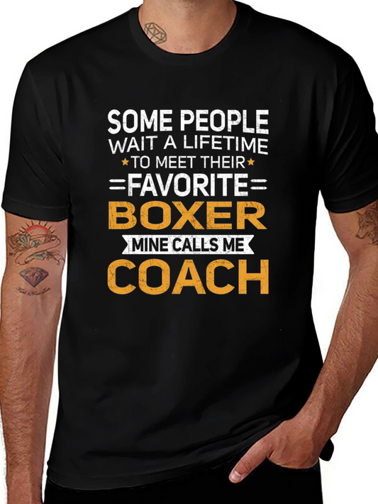 Boxer Coach T-Shirt - Gift for Boxing Trainer