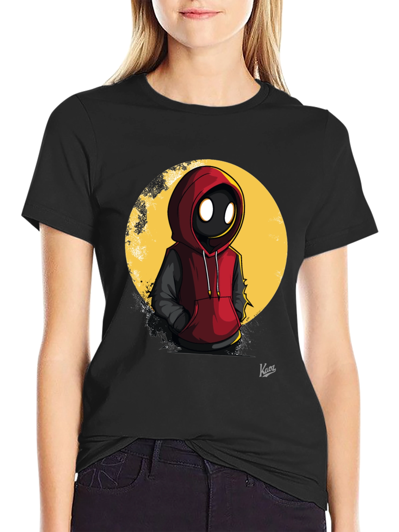Hooded Character Graphic Tee