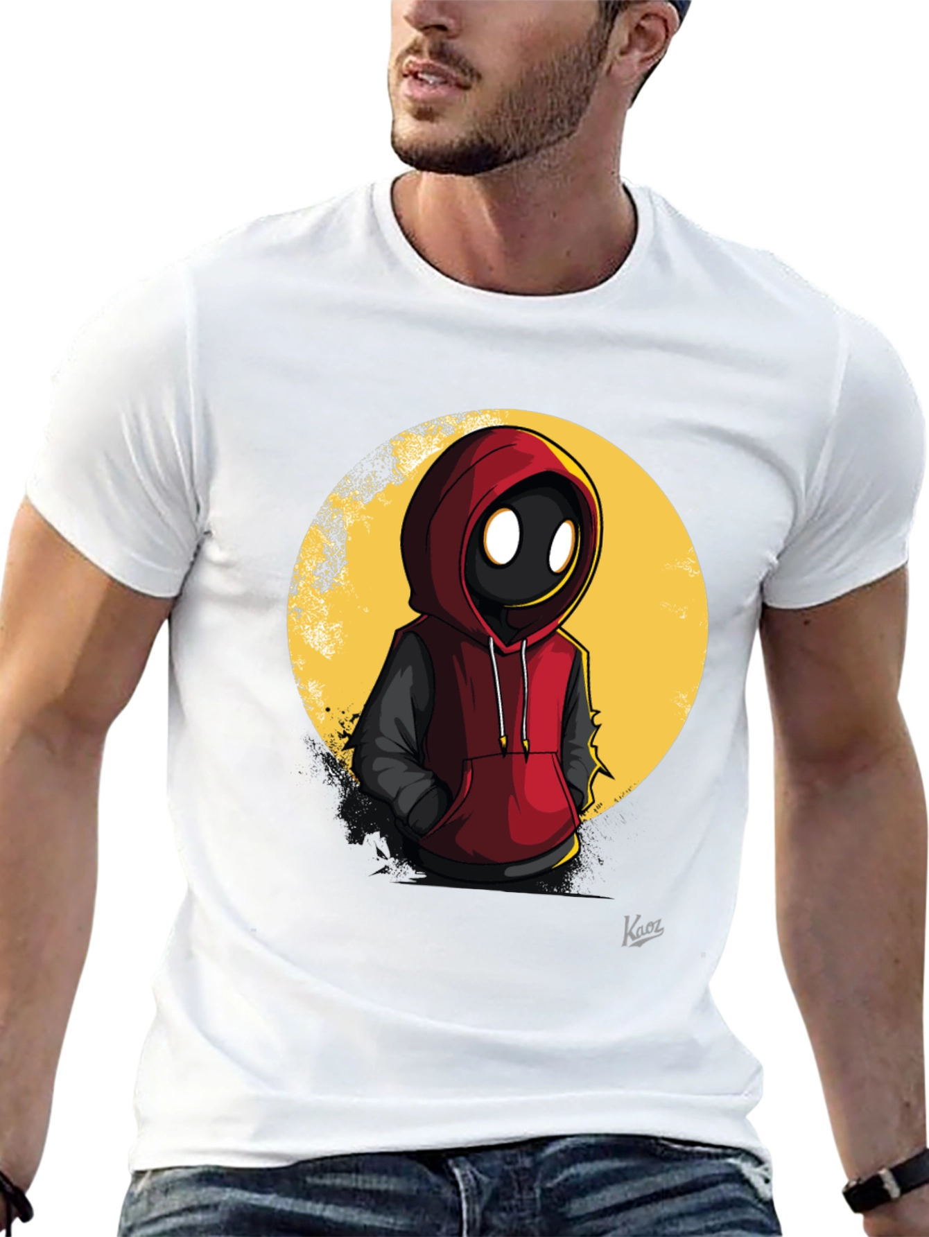Hooded Character Graphic Tee