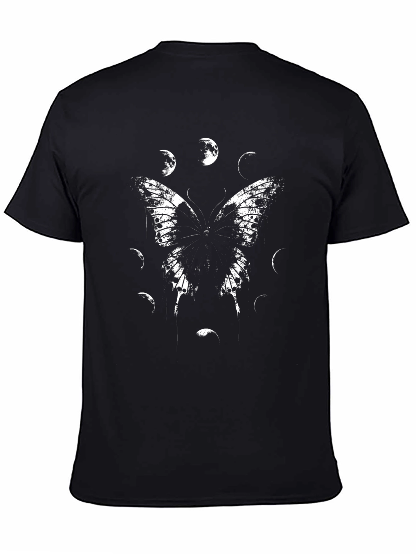 Butterfly Moon Phases Graphic T-Shirt