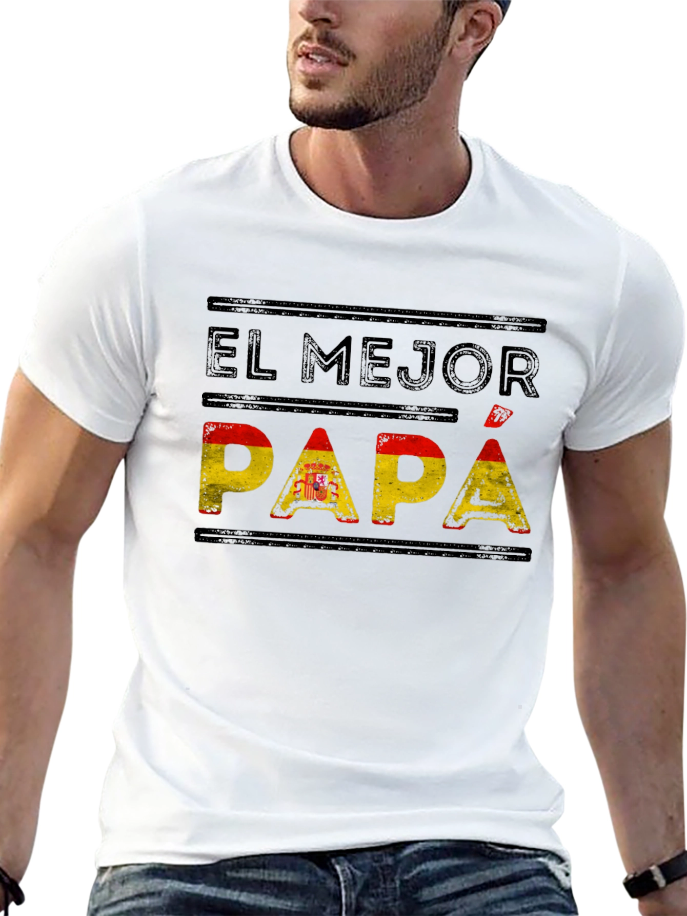El Mejor Papa Spanish Flag T-Shirt