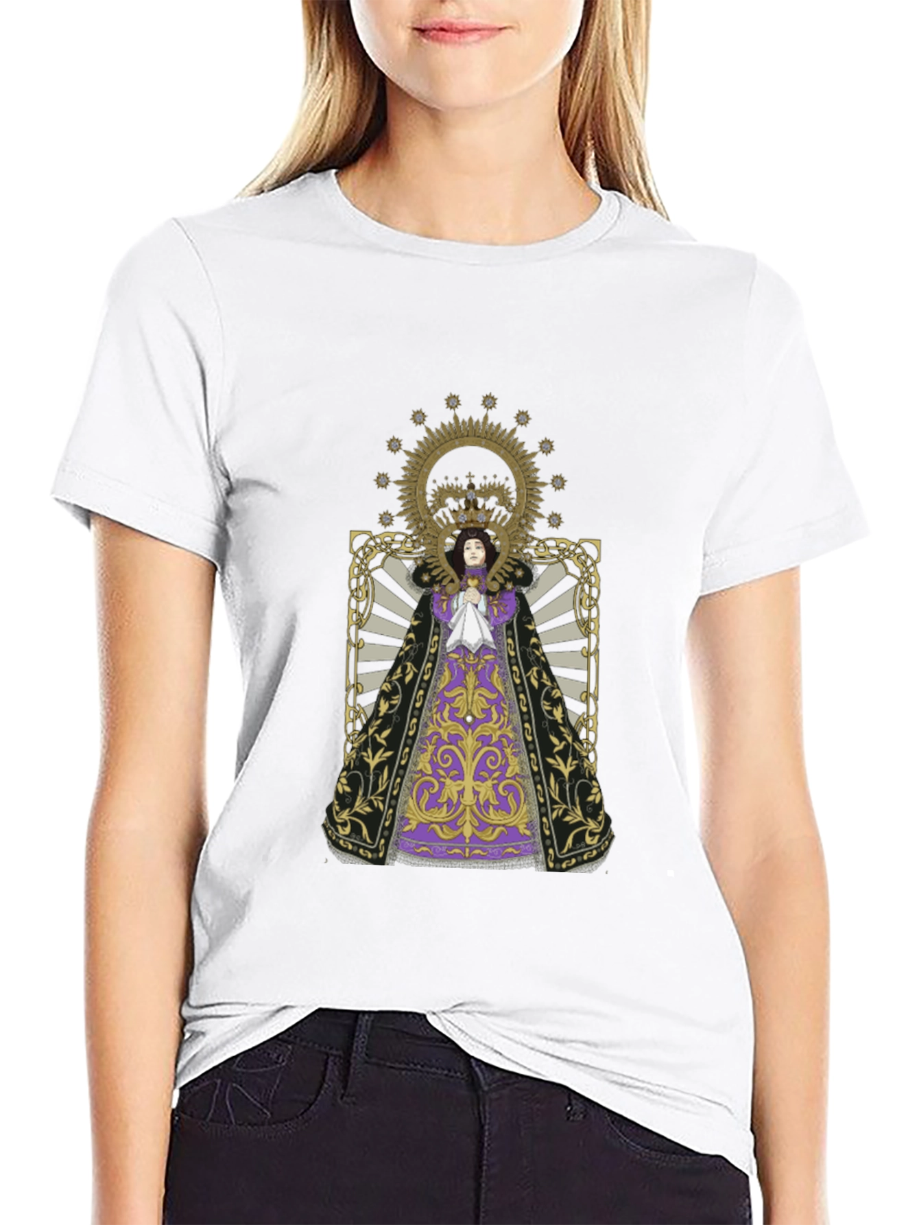 Religious Art Black T-Shirt