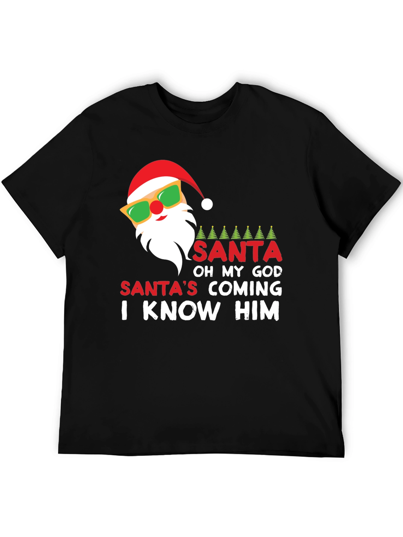 Funny Santas Coming! T-Shirt