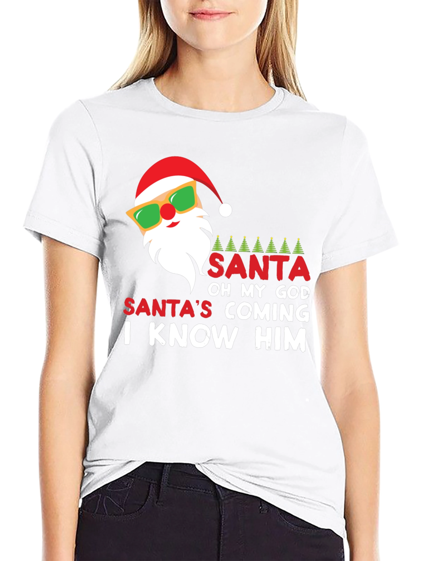 Funny Santas Coming! T-Shirt