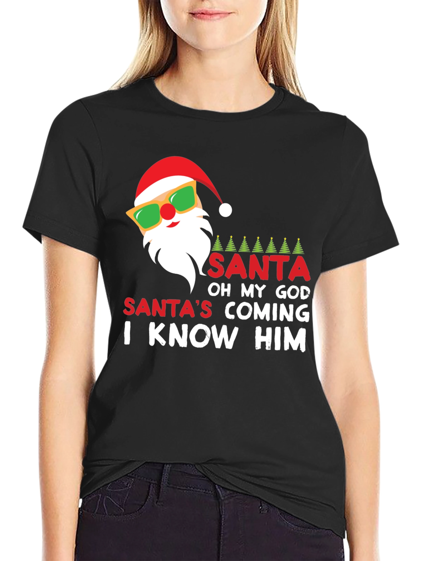 Funny Santas Coming! T-Shirt