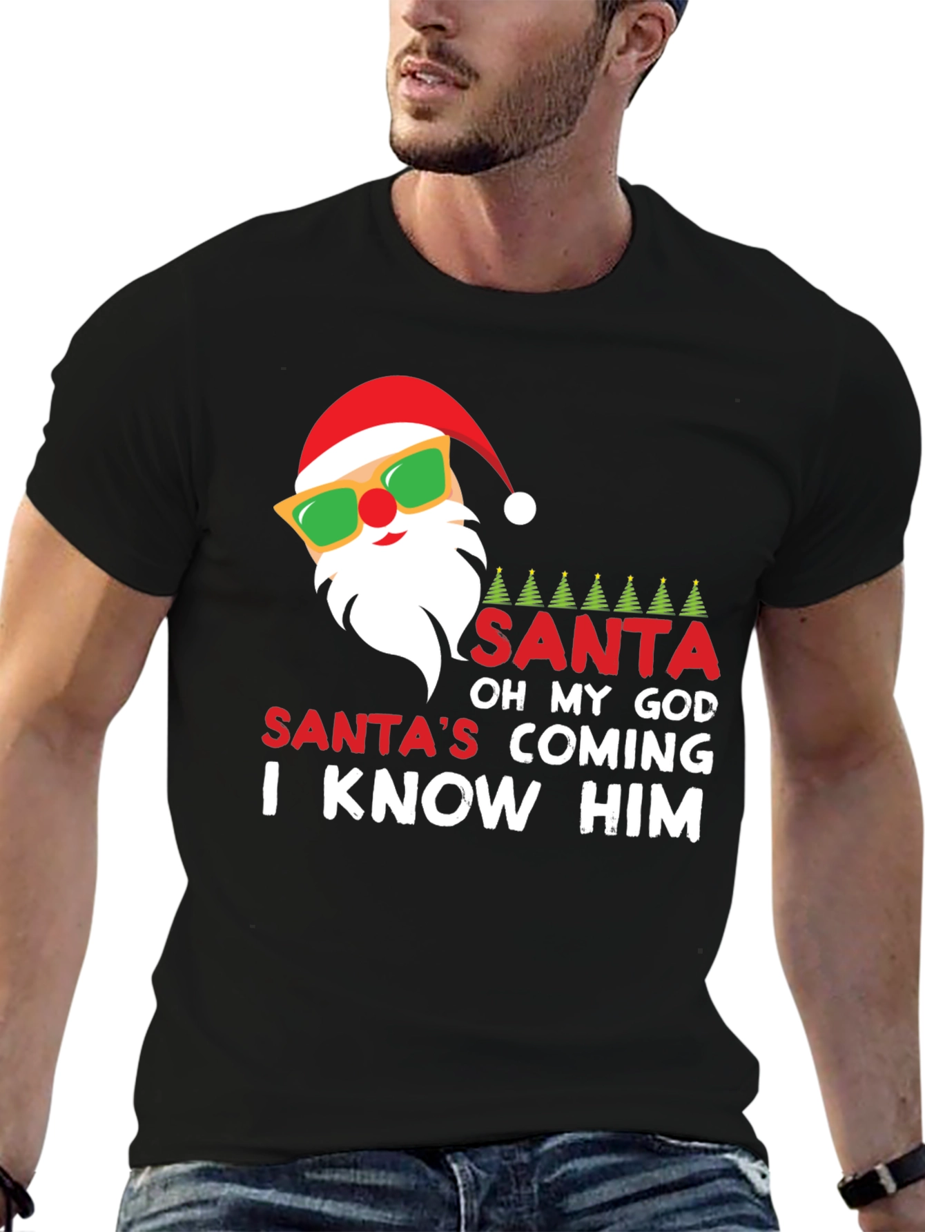 Funny Santas Coming! T-Shirt