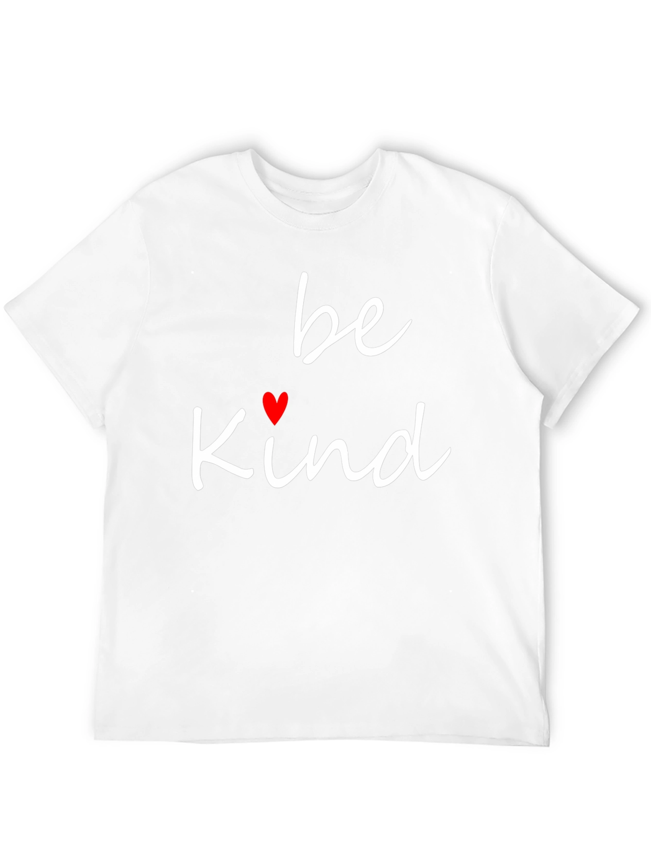 Be Kind T-Shirt - Heart Graphic - Casual Wear